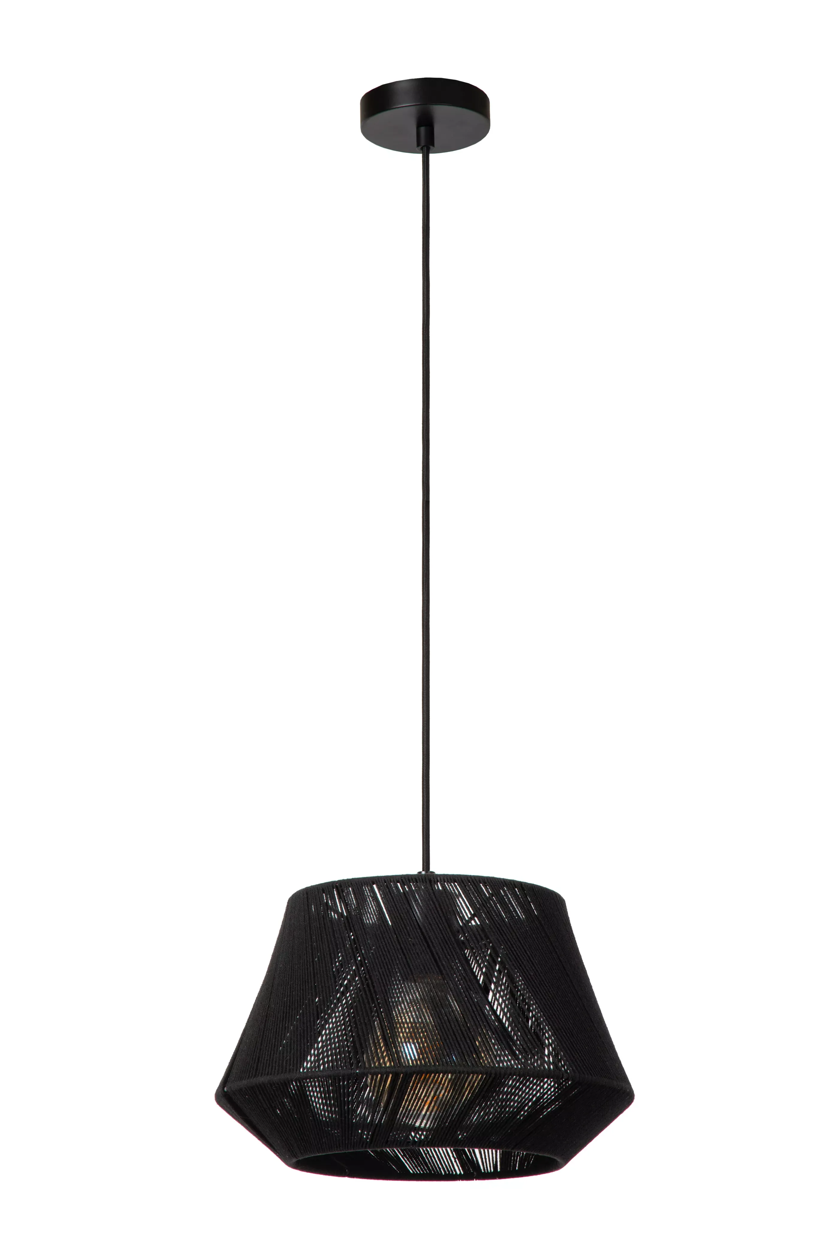Hot JESSICA - Hanglamp - Ø 30 cm - 1xE27 - Zwart Hanglampen