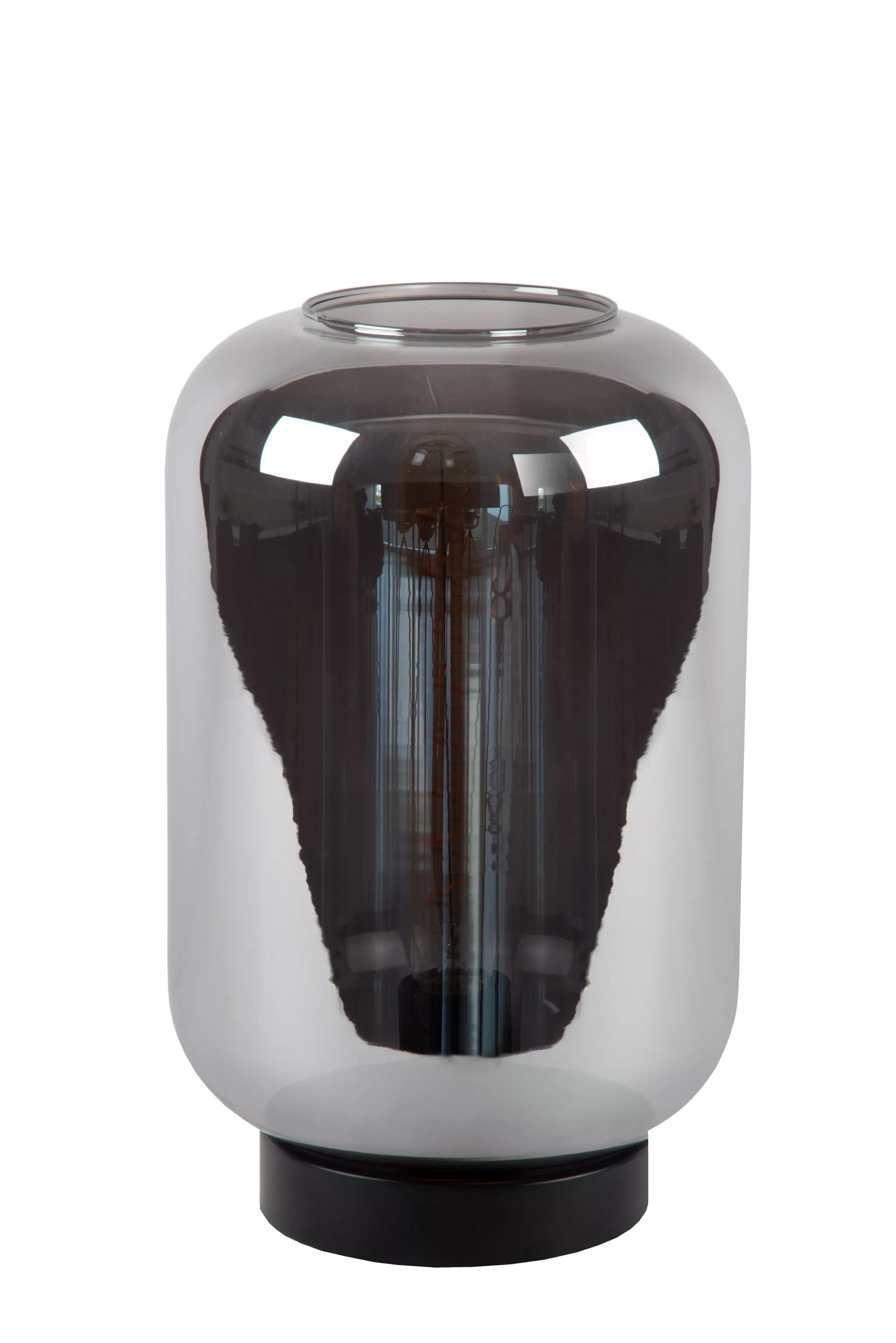 Clearance JOANET - Tafellamp - Ø 22 cm - 1xE27 - Fumé Tafellampen
