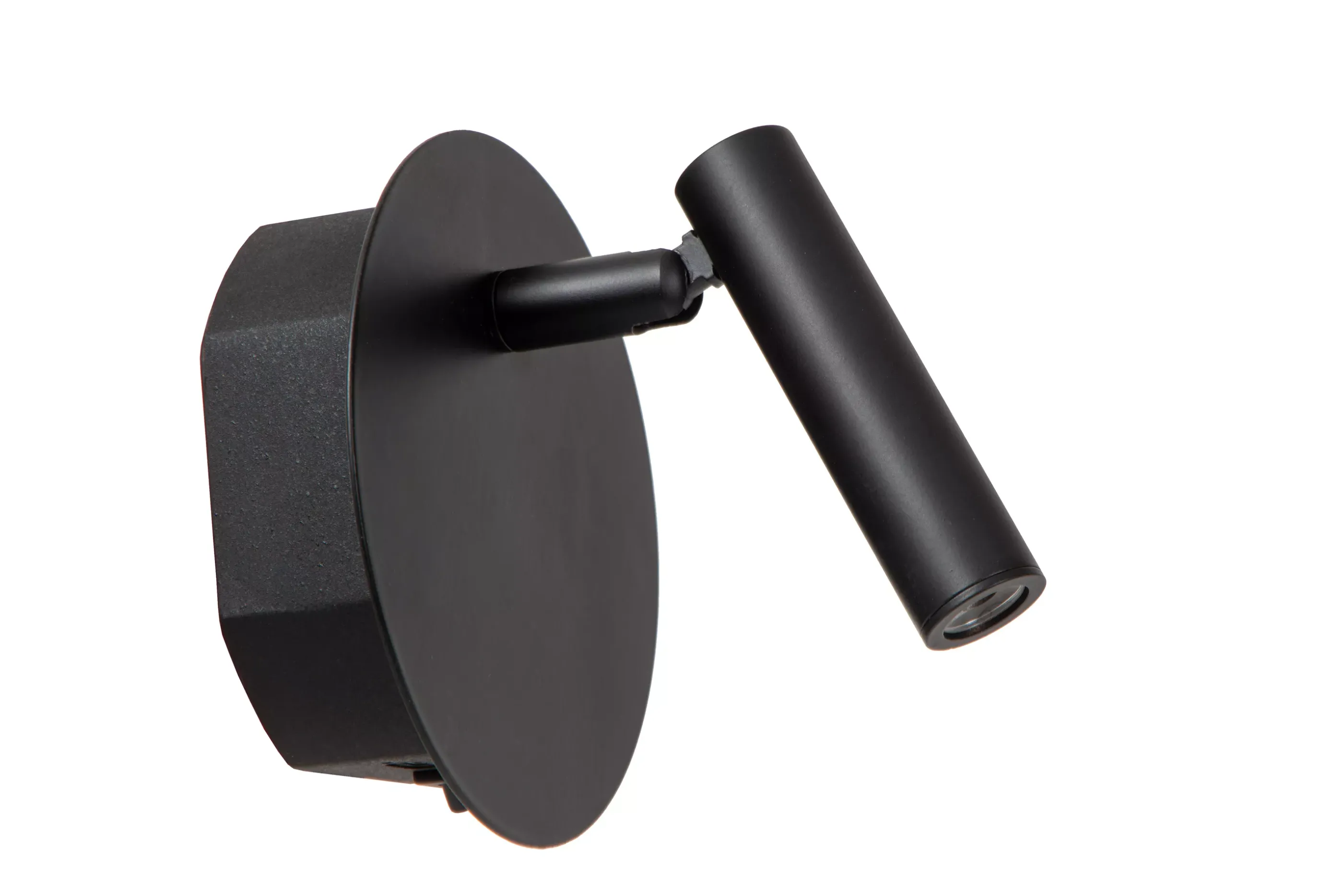 Hot JOLIJN - Oplaadbare Bedlamp / Wandlamp - Accu/Batterij - Ø 10,2 cm - LED - 1x2W 3000K - Magnetisch - Zwart Wandverlichting