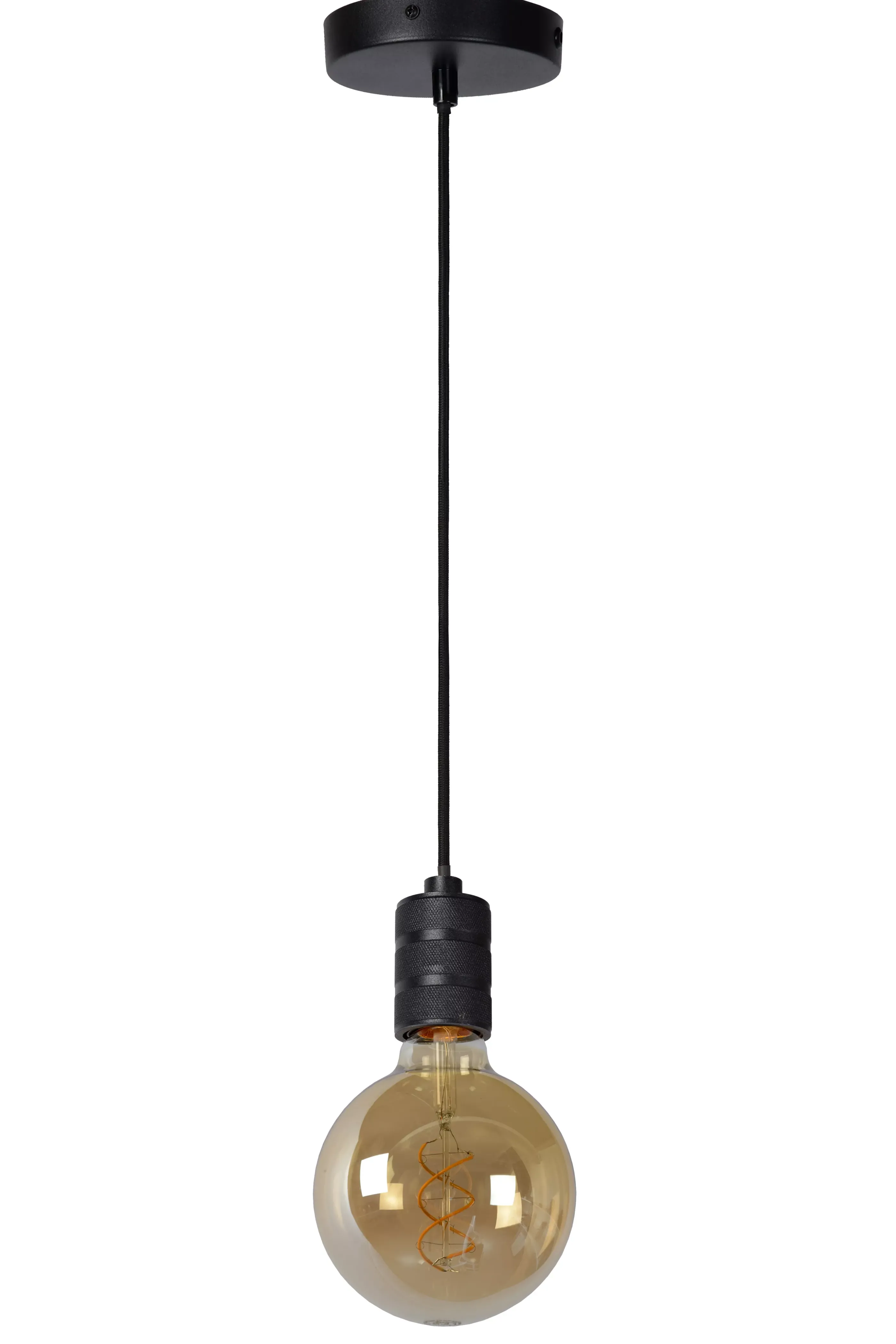 Best Sale JOVA - Hanglamp - Ø 10 cm - 1xE27 - Zwart Hanglampen