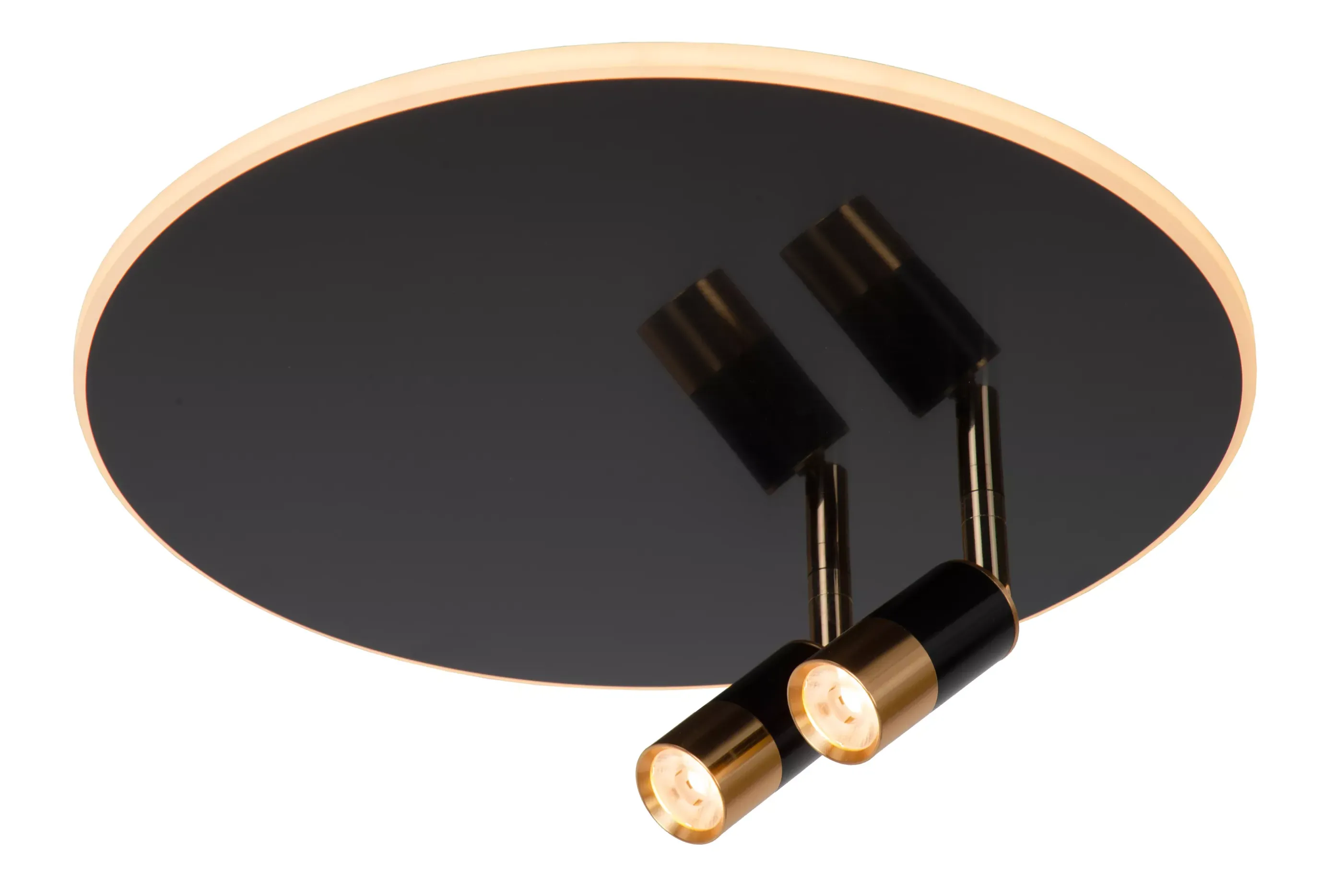 Discount JUBEL - Plafonnière - Ø 40 cm - LED - CCT - 2700K - Zwart chroom Plafondlampen