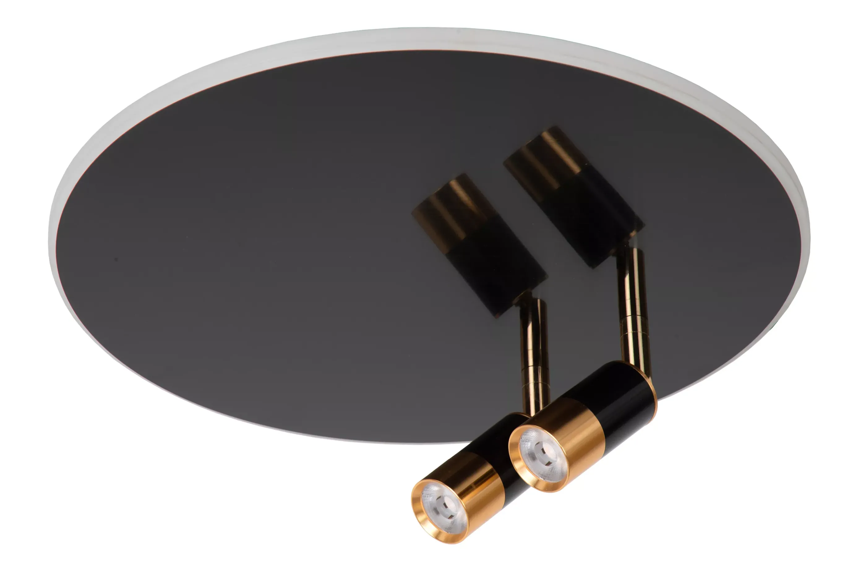 Discount JUBEL - Plafonnière - Ø 40 cm - LED - CCT - 2700K - Zwart chroom Plafondlampen