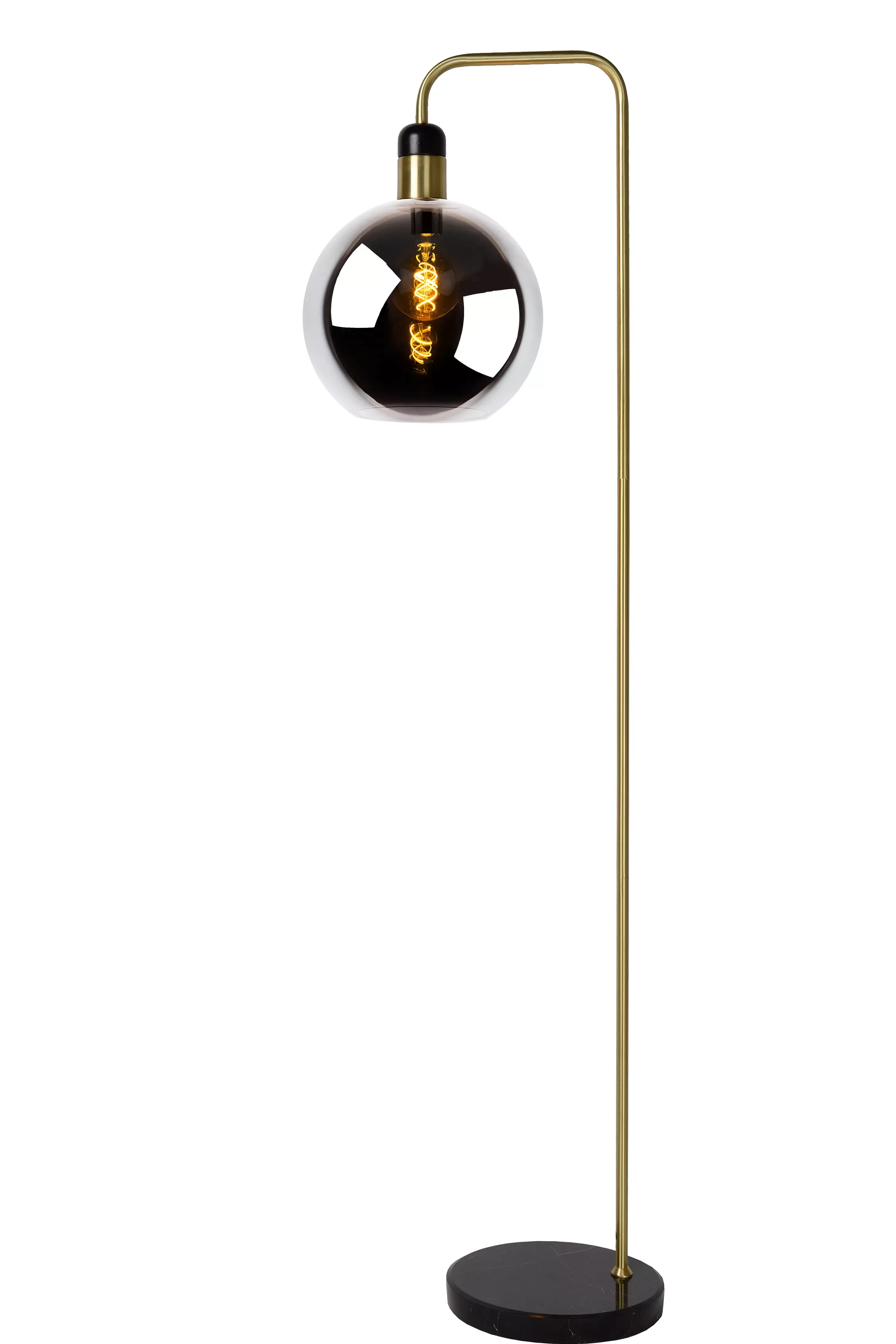 Best JULIUS - Vloerlamp - Ø 28 cm - 1xE27 - Fumé Staande Lampen