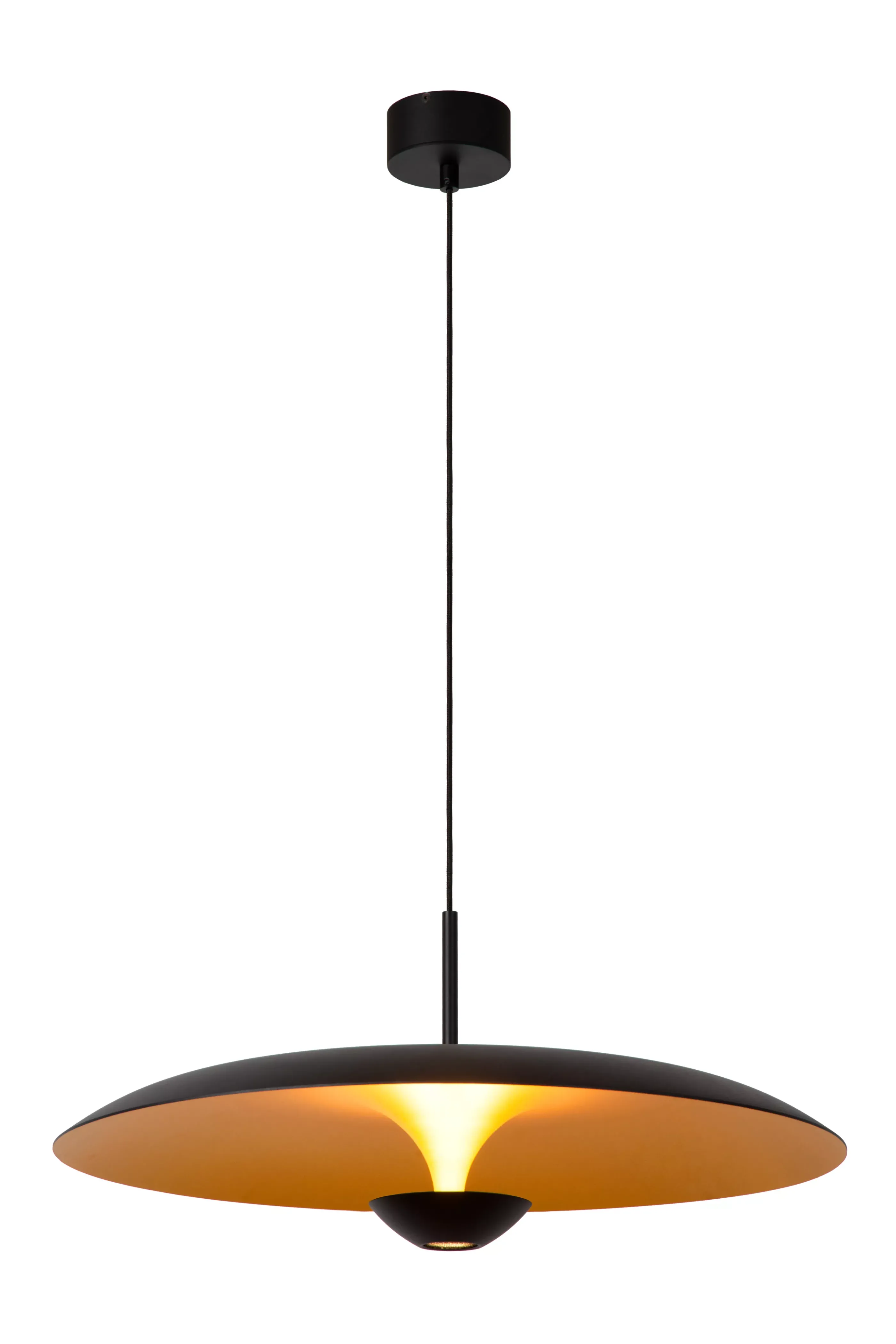 Flash Sale KENNETH - Hanglamp - Ø 60 cm - LED Dimb. - 1x16W 2700K - Zwart Hanglampen