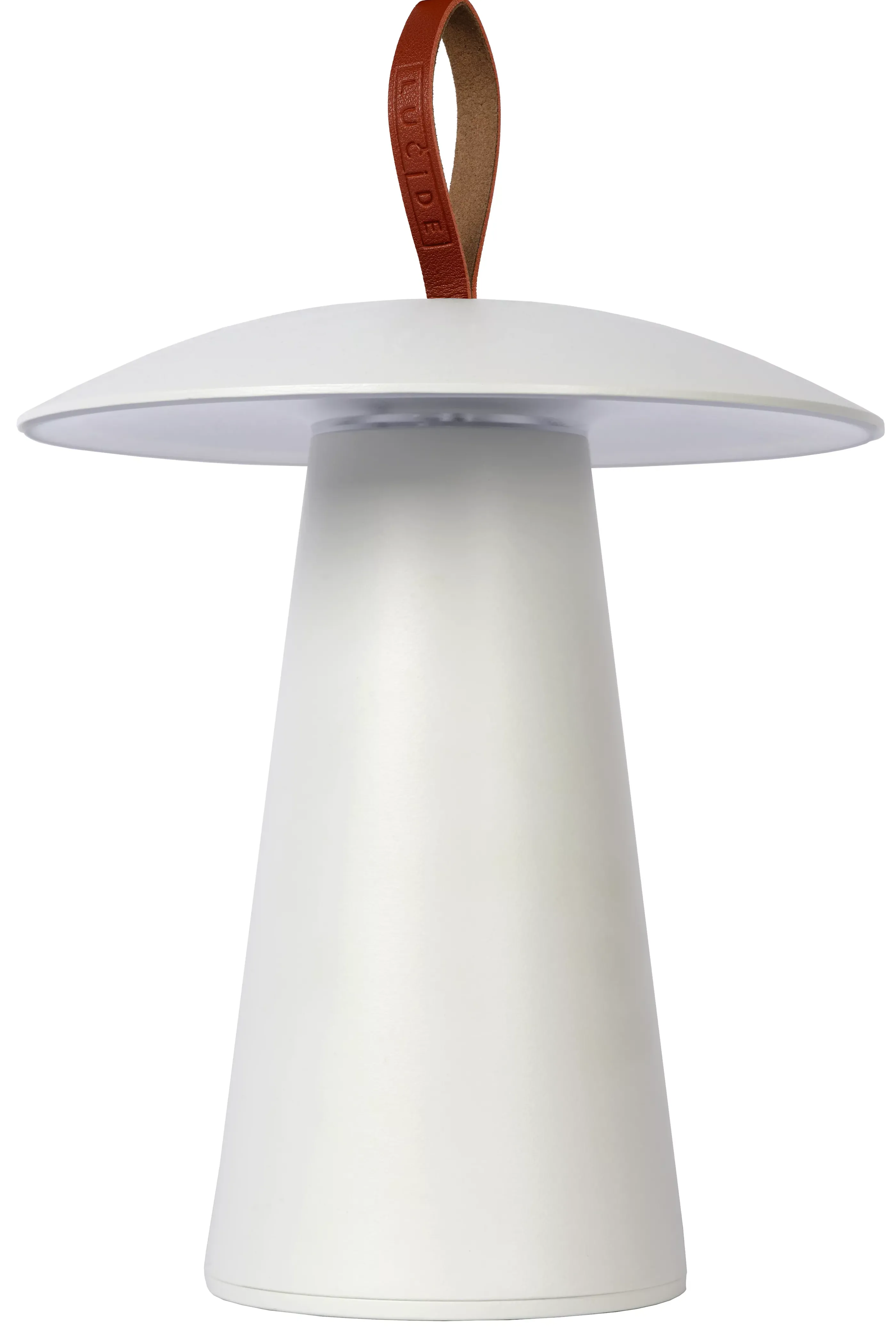 Outlet LA DONNA - Oplaadbare Tafellamp Binnen/Buiten - Accu/Batterij - Ø 19,7 cm - LED 3 StepDim - 1x2W 2700K - IP54 - Wit Tafellampen Buiten
