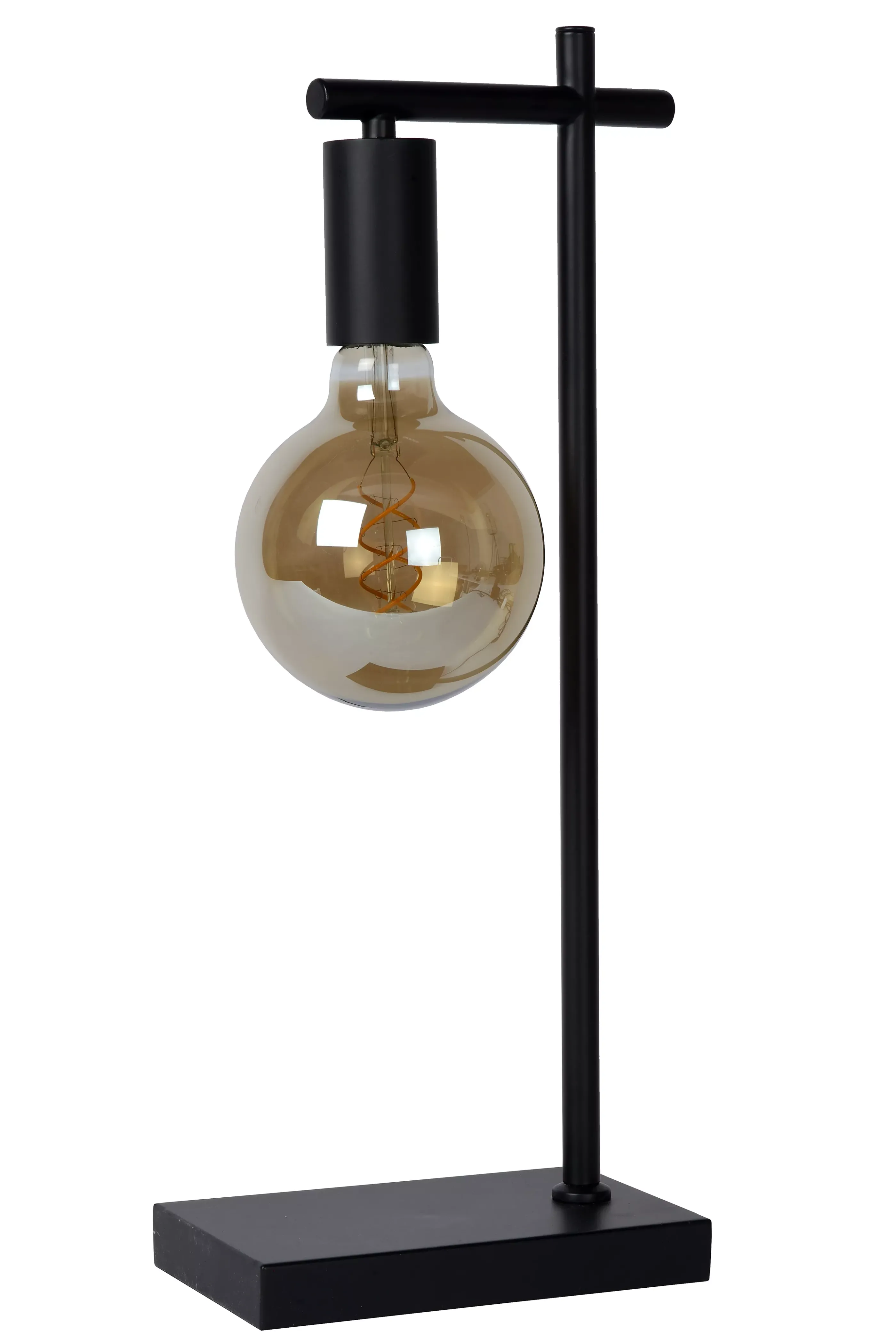 Outlet LEANNE - Tafellamp - 1xE27 - Zwart Tafellampen
