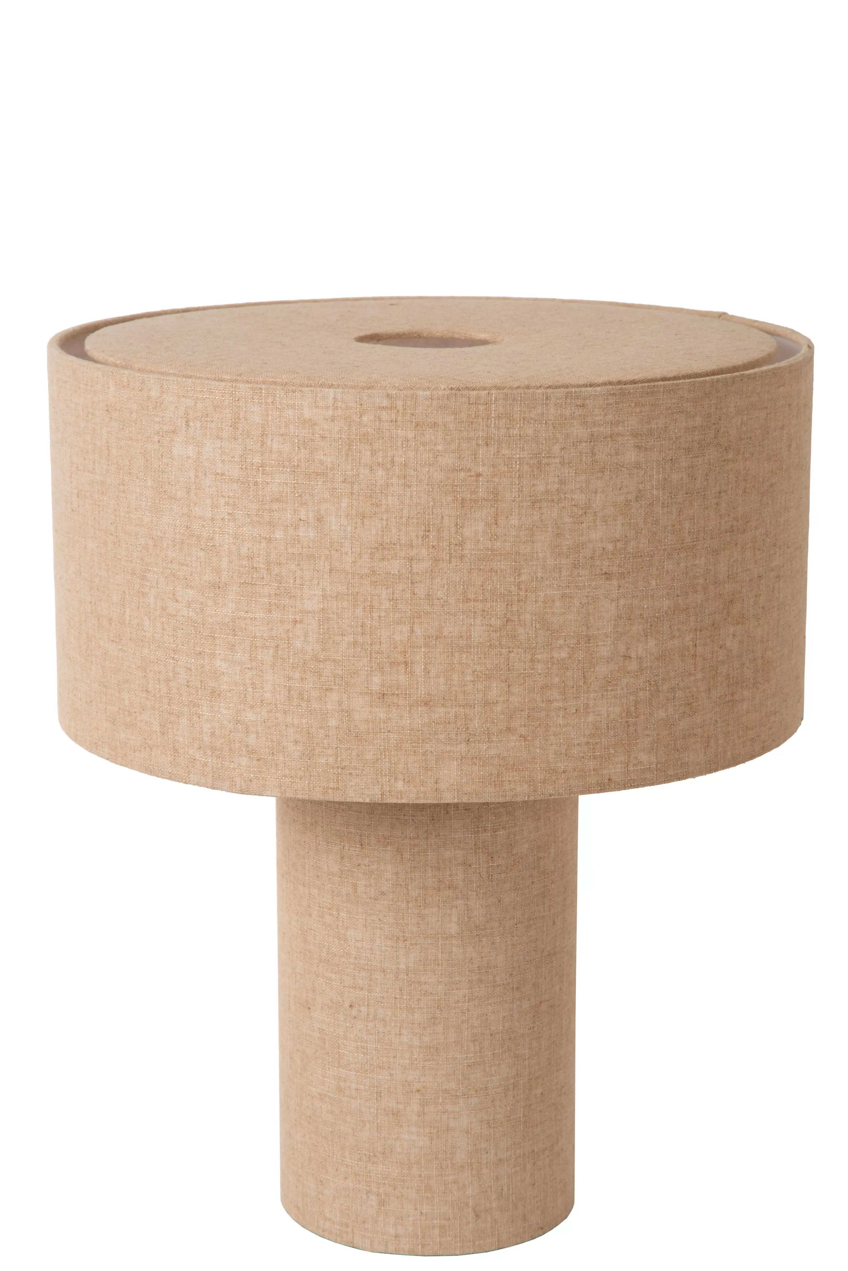 Clearance LEEROY - Tafellamp - 1xE27 - Taupe Tafellampen