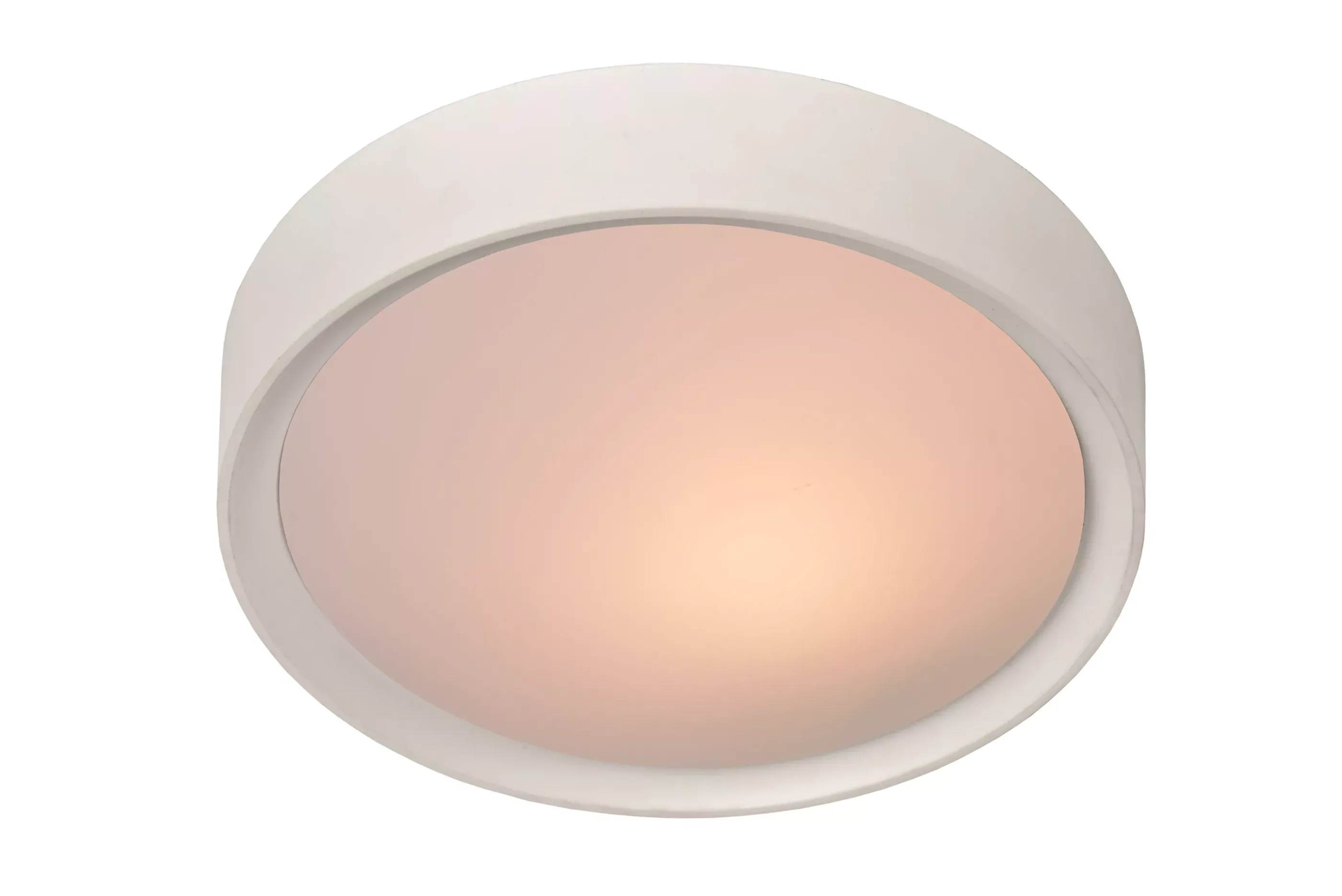 Online LEX - Plafonnière - Ø 33 cm - 2xE27 - Wit Plafondlampen