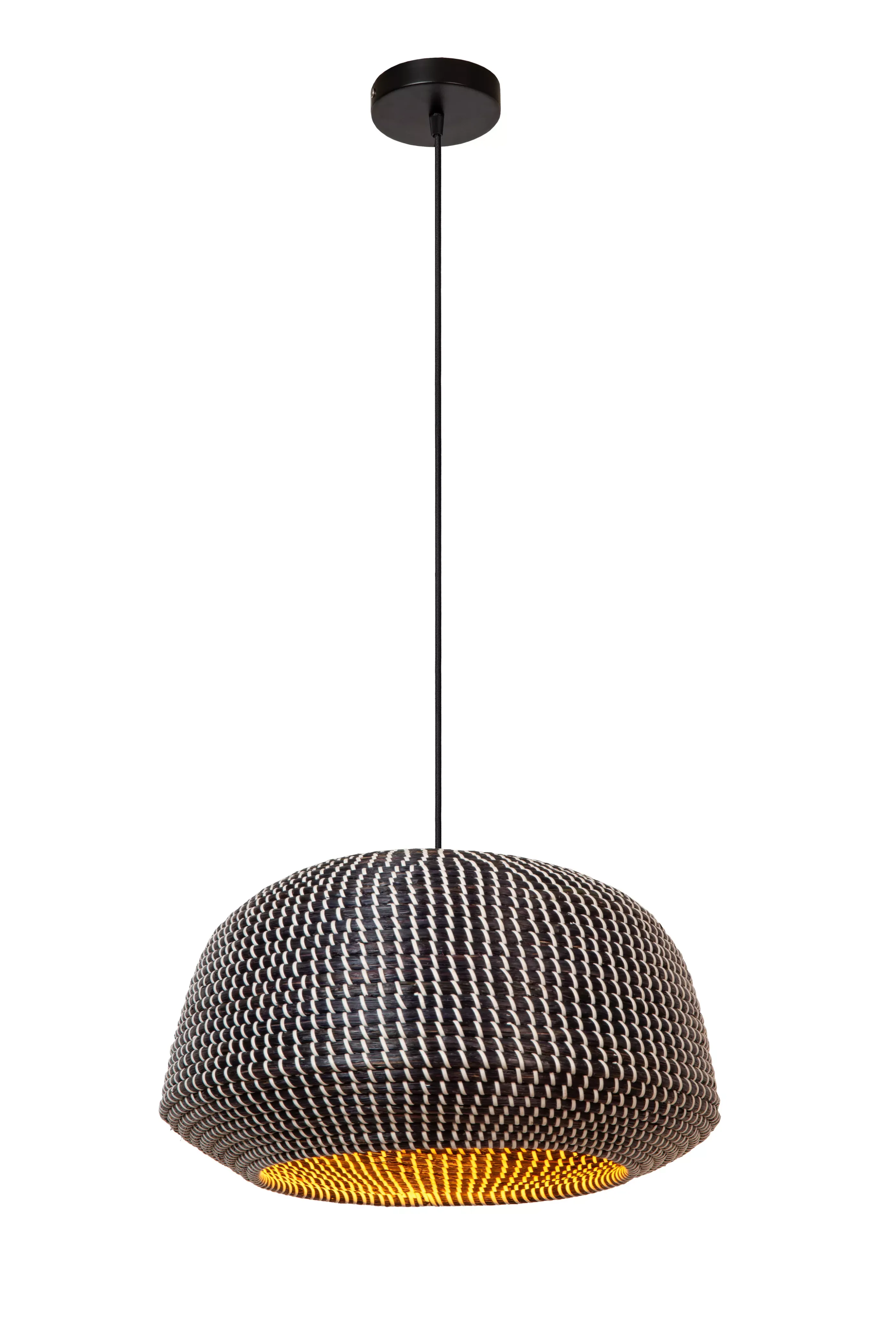 Discount MADUKA - Hanglamp - 1xE27 - Zwart Hanglampen