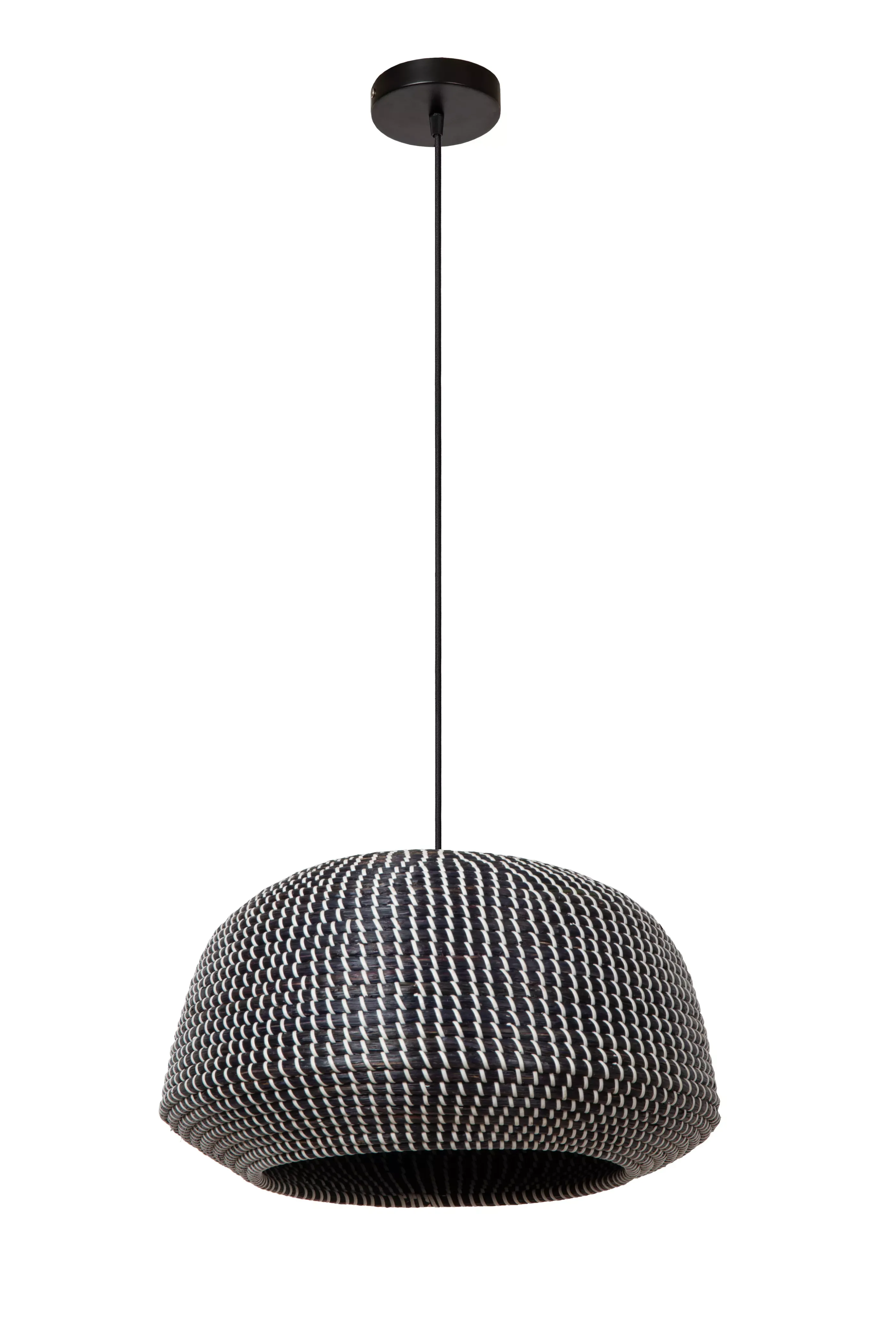 Discount MADUKA - Hanglamp - 1xE27 - Zwart Hanglampen
