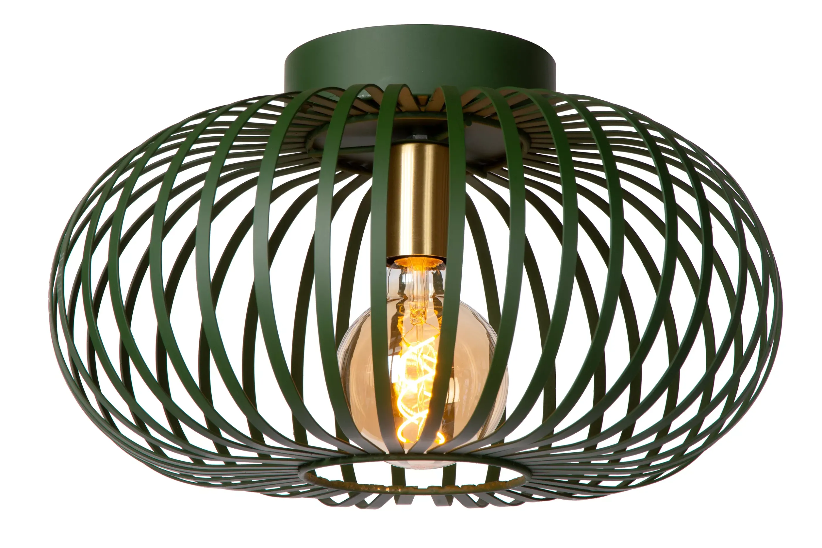 Discount MANUELA - Plafonnière - Ø 39,5 cm - 1xE27 - Groen Plafondlampen