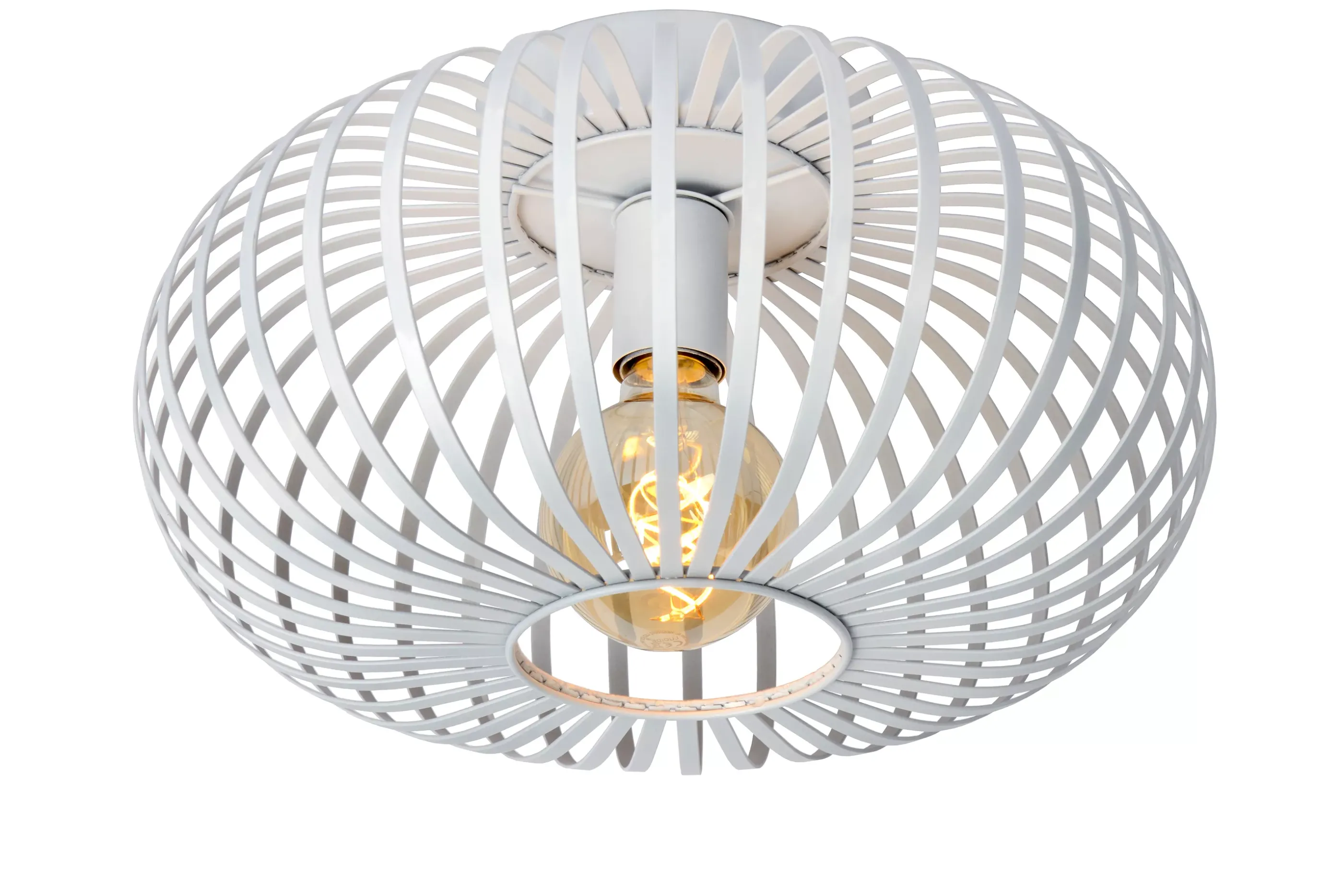 Flash Sale MANUELA - Plafonnière - Ø 39,5 cm - 1xE27 - Wit Plafondlampen