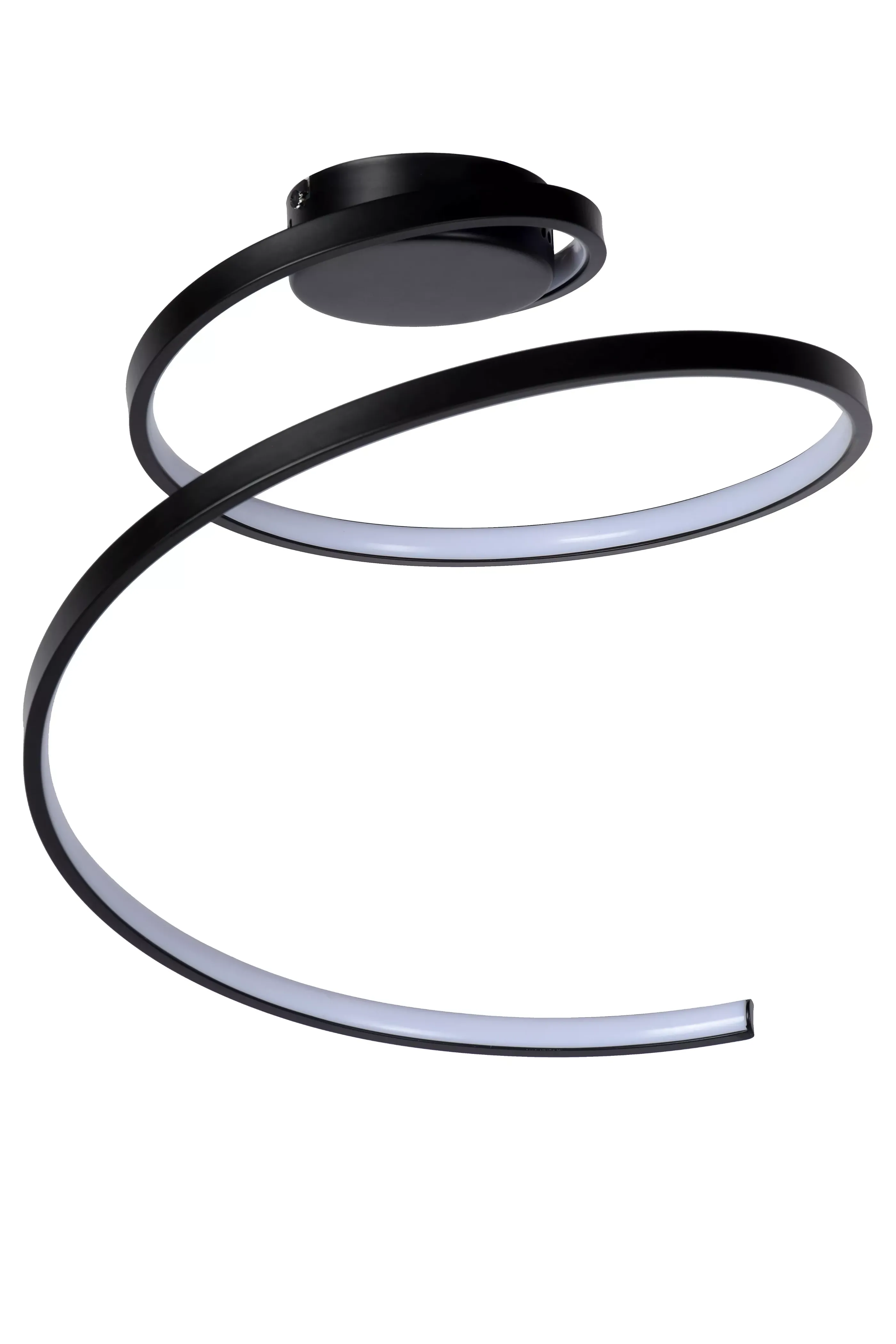 Online MAXENCE - Plafonnière - Ø 46 cm - LED 3 StepDim - 1x24W 3000K - Zwart Plafondlampen