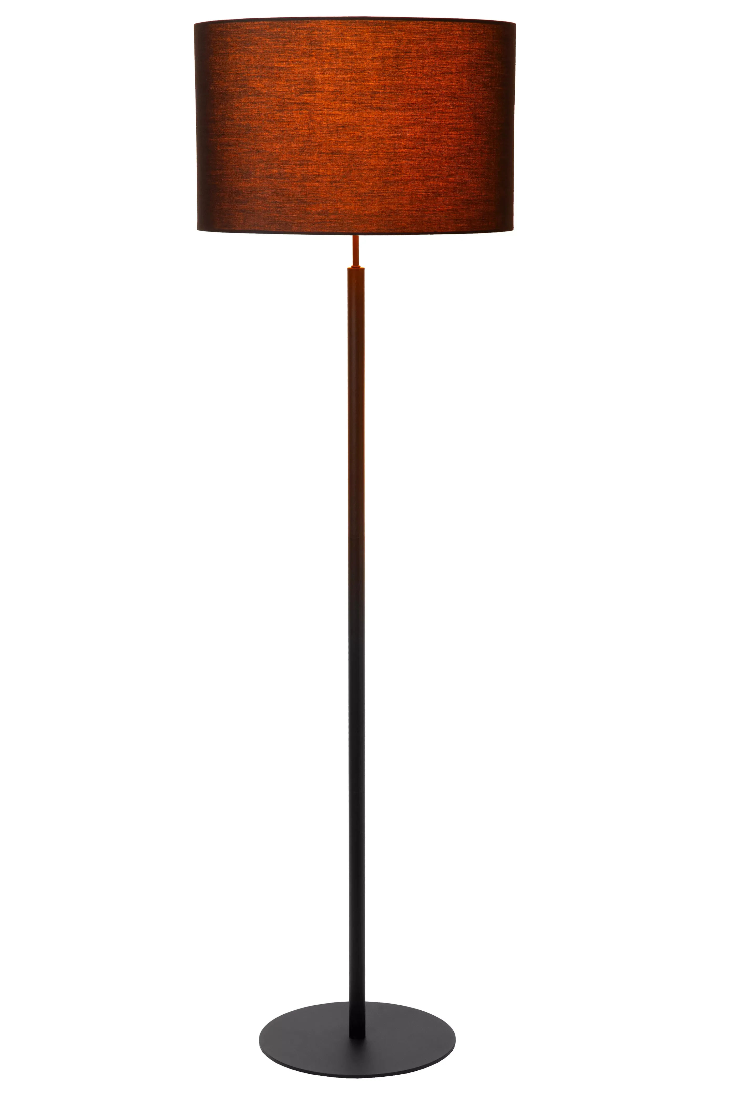 Clearance MAYA - Vloerlamp - Ø 45 cm - 1xE27 - Zwart Staande Lampen