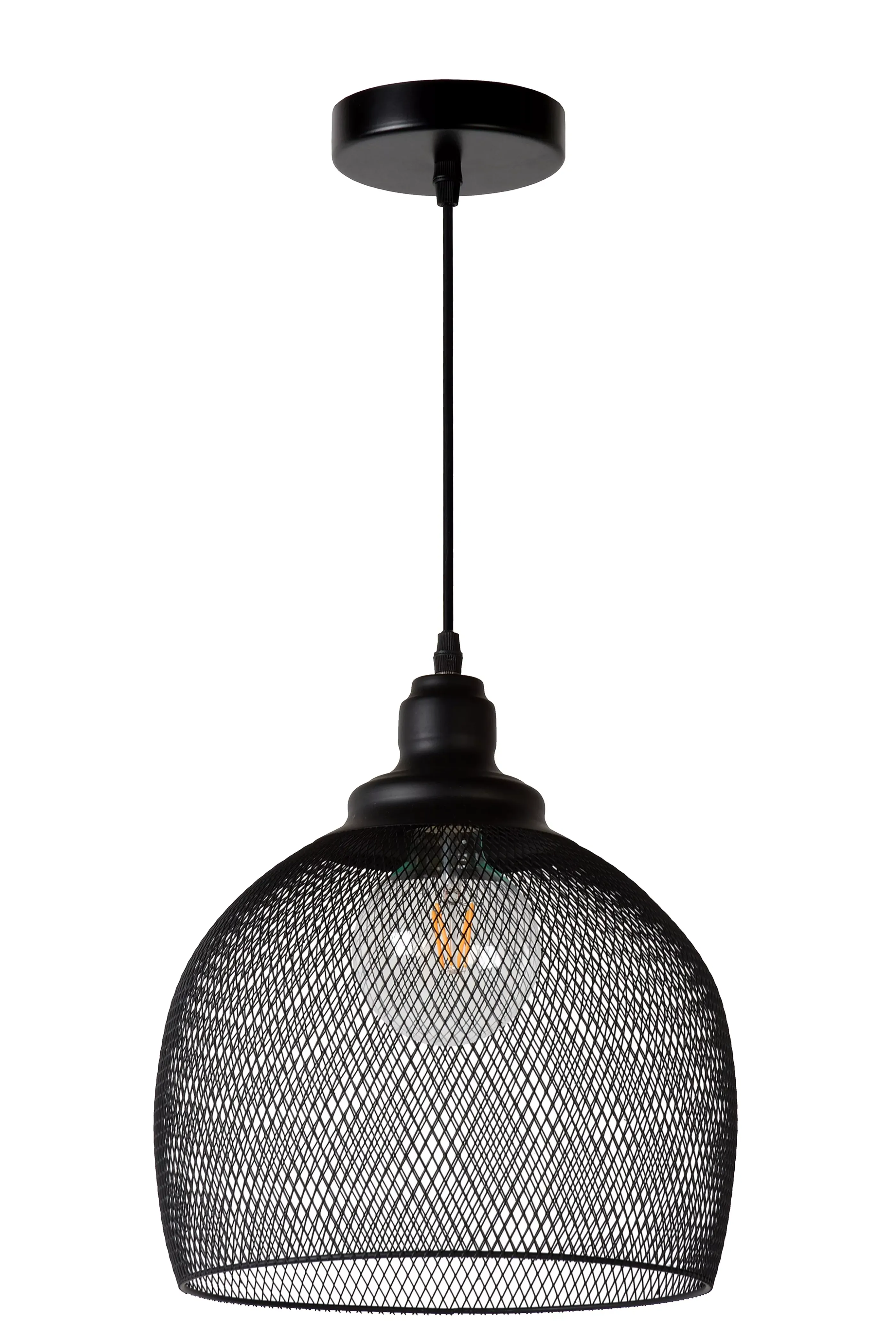 Flash Sale MESH - Hanglamp - Ø 28 cm - 1xE27 - Zwart Hanglampen