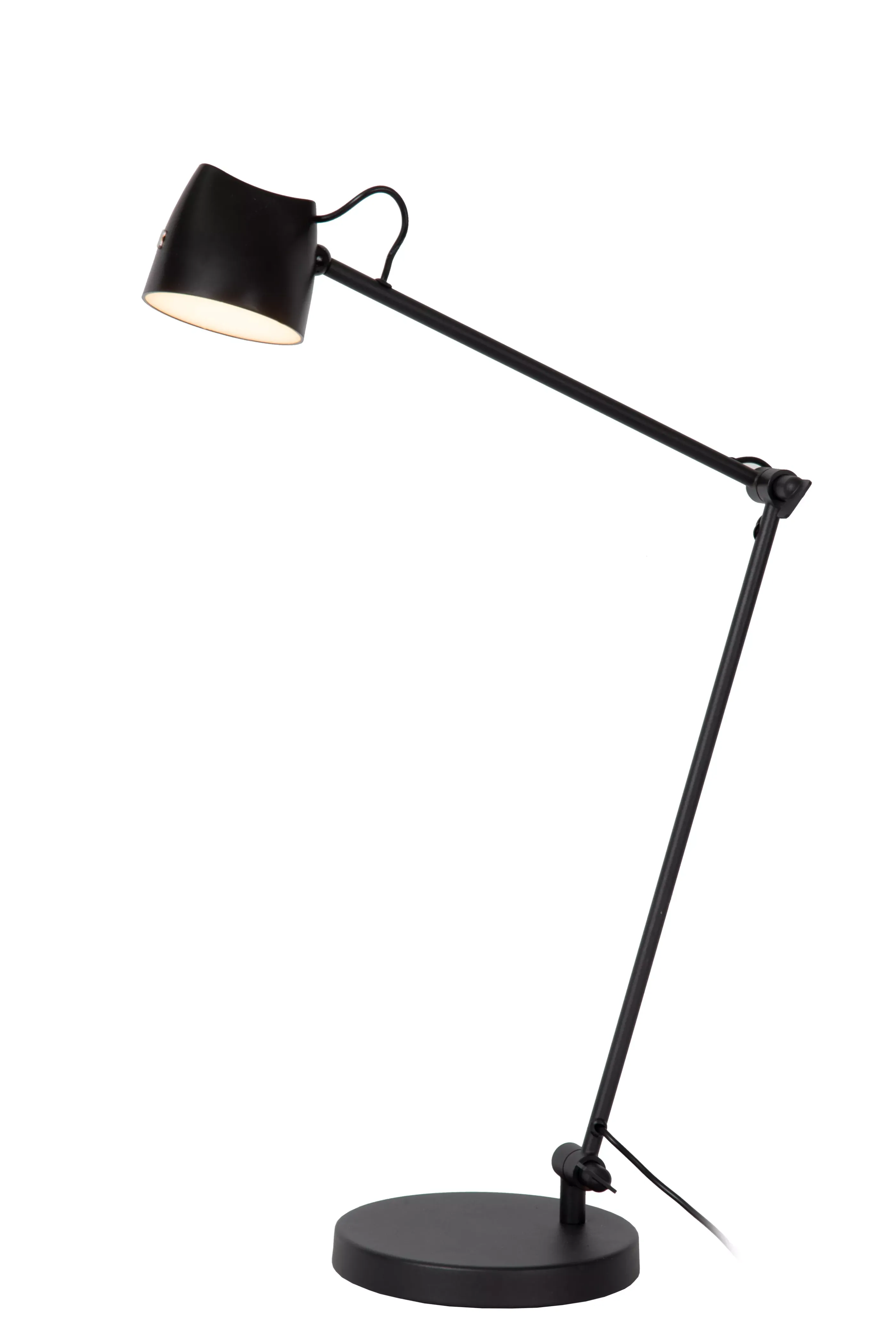Flash Sale MILNE - Leeslamp - LED Dimb. - 1x8W 2700K - Zwart Staande Lampen