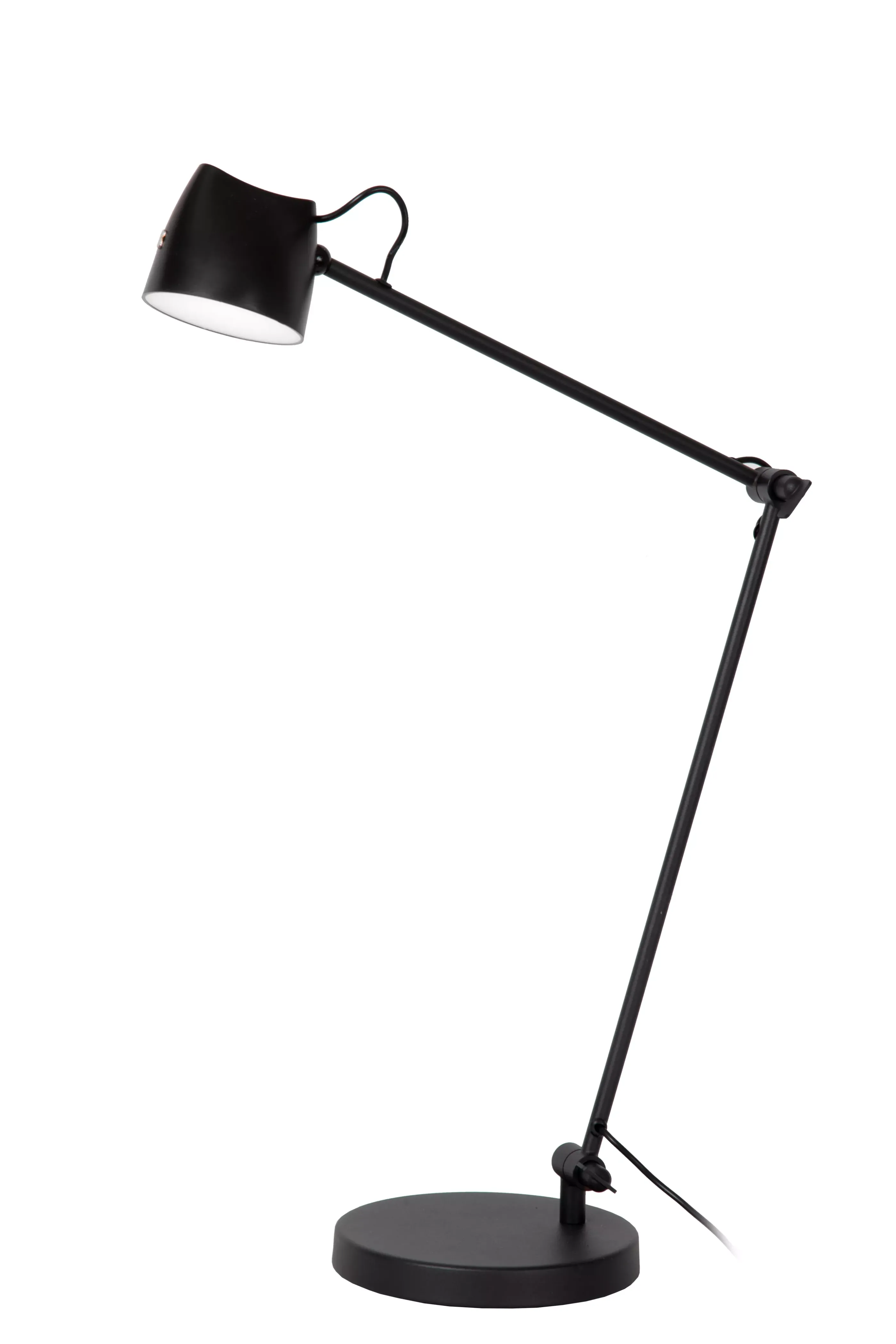 Flash Sale MILNE - Leeslamp - LED Dimb. - 1x8W 2700K - Zwart Staande Lampen