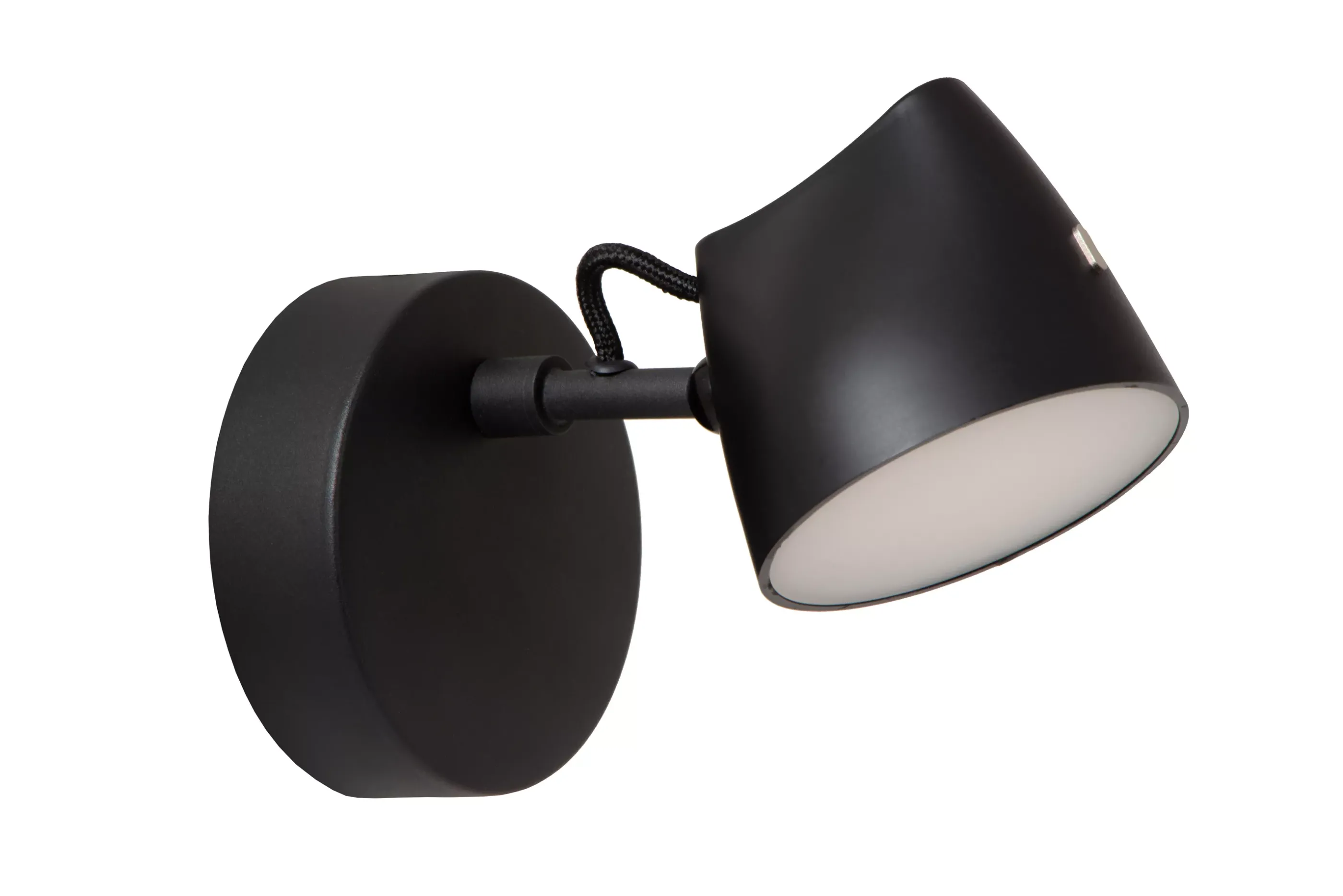 Hot MILNE - Wandlamp - LED Dimb. - 1x8W 2700K - Zwart Wandverlichting