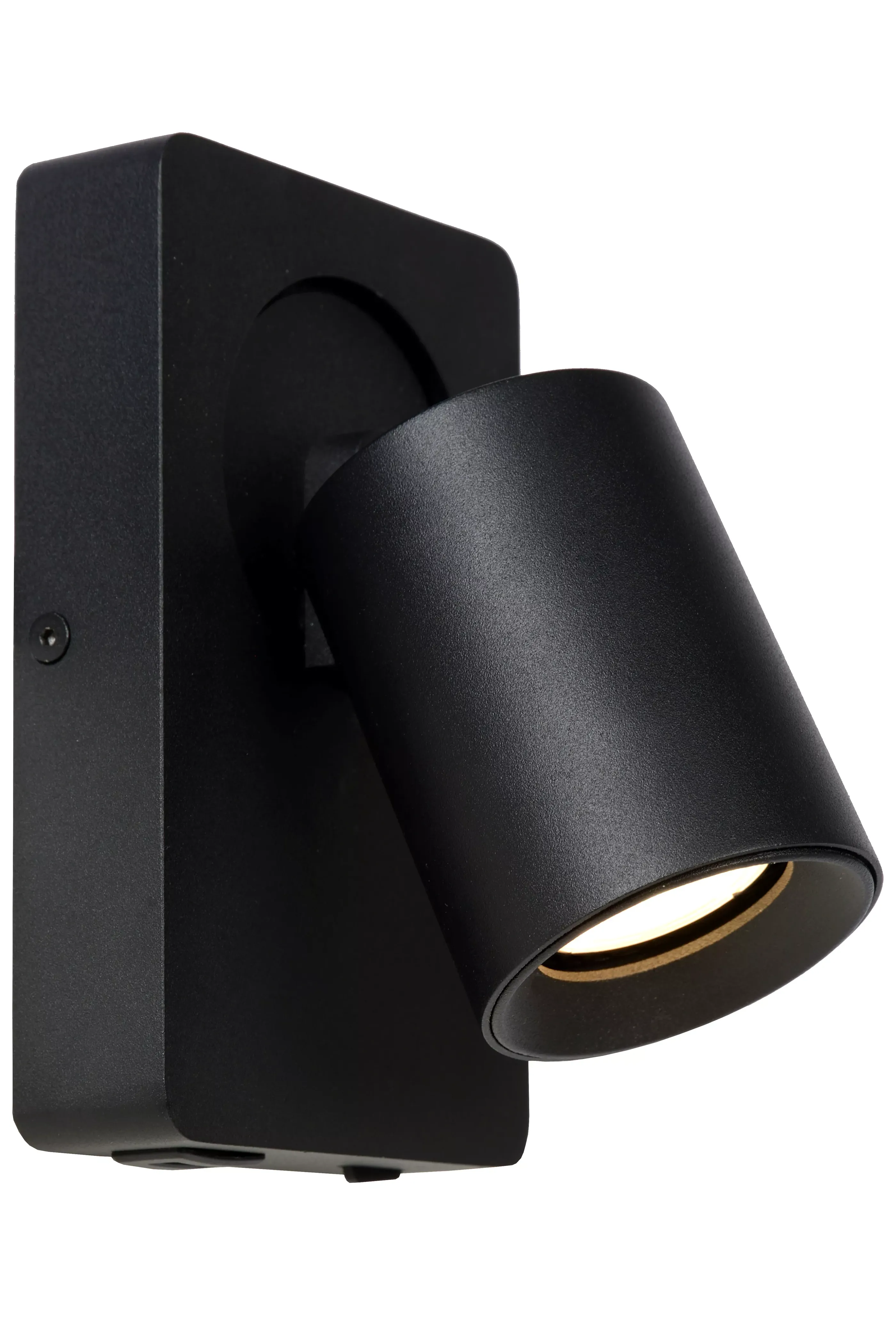 Discount NIGEL - Bedlamp / Wandlamp - LED Dim to warm - GU10 - 1x5W 2200K/3000K - Met USB oplaadpunt - Zwart Wandverlichting