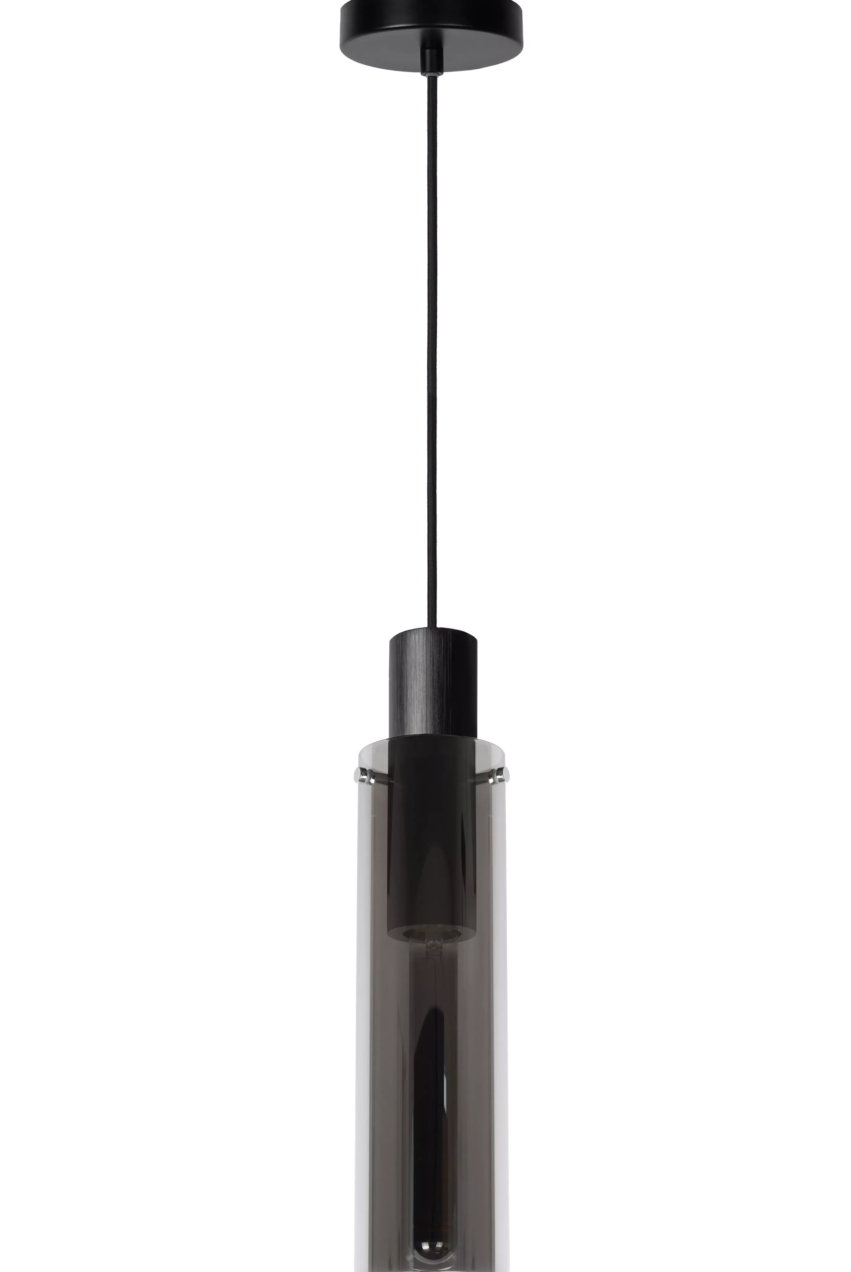 Best Sale ORLANDO - Hanglamp - Ø 10 cm - 1xE27 - Fumé Hanglampen