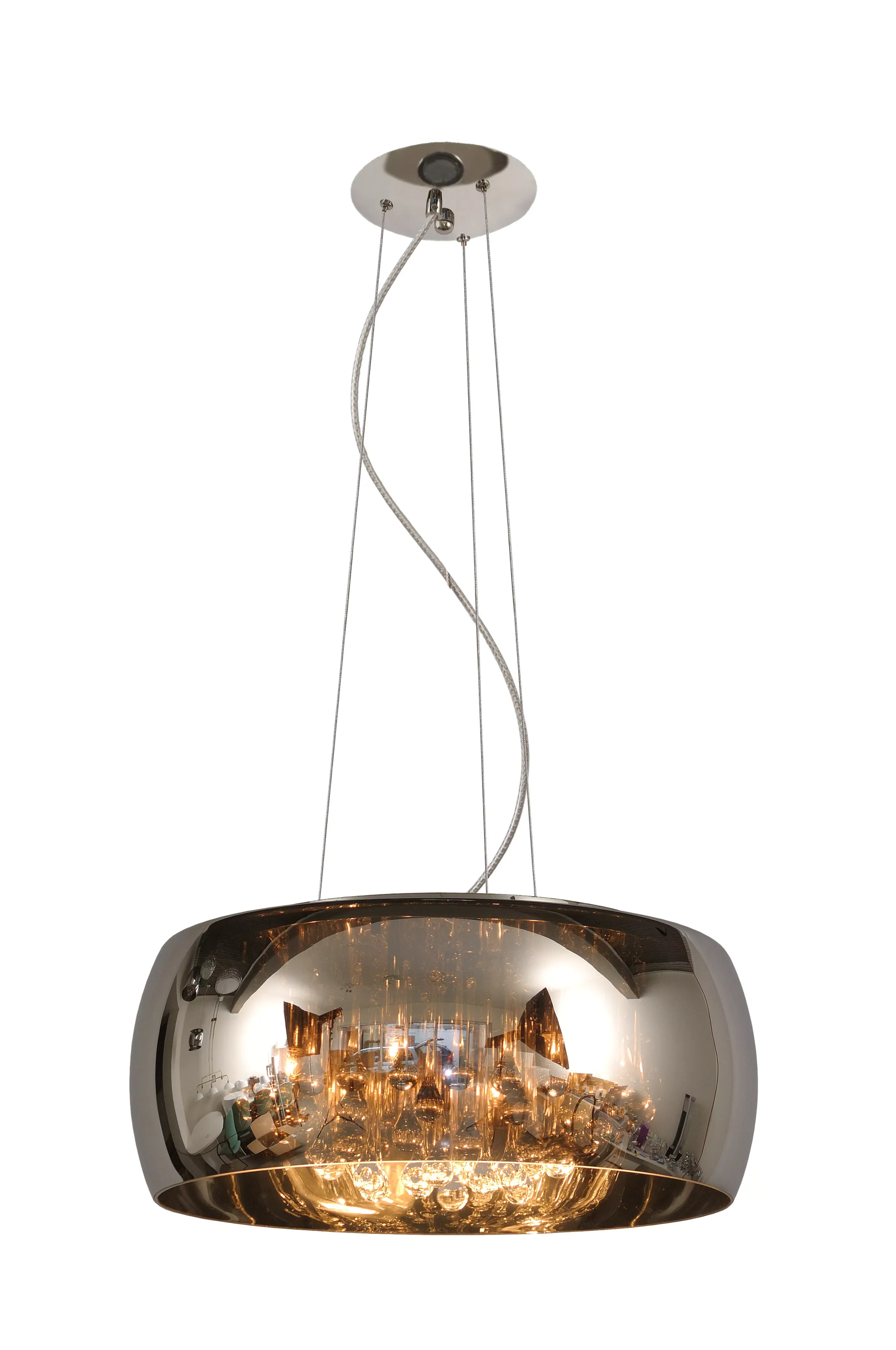 Flash Sale PEARL - Hanglamp - Ø 50 cm - 6xG9 - Chroom Hanglampen