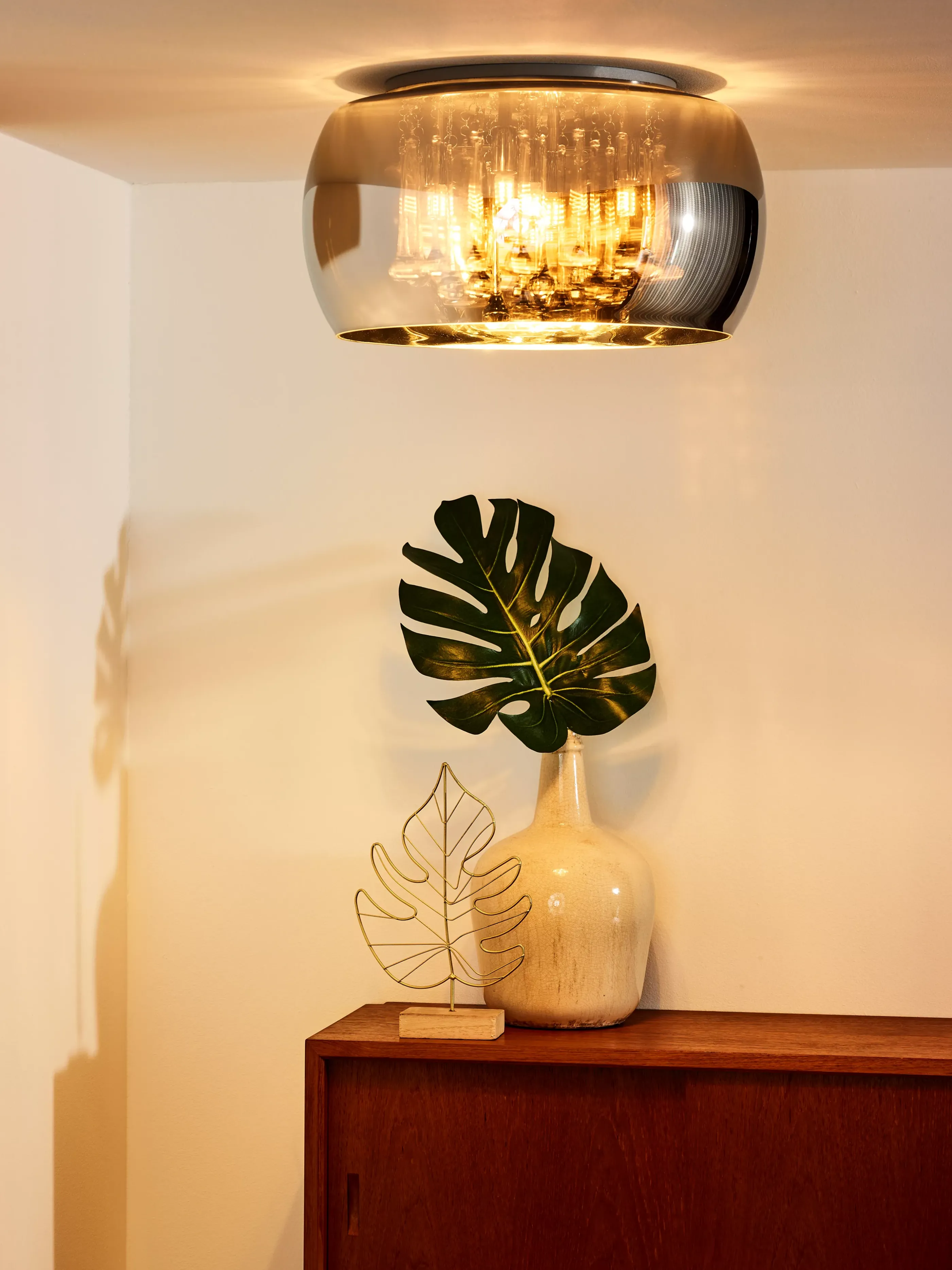 Online PEARL - Plafonnière - Ø 40 cm - 5xG9 - Chroom Plafondlampen