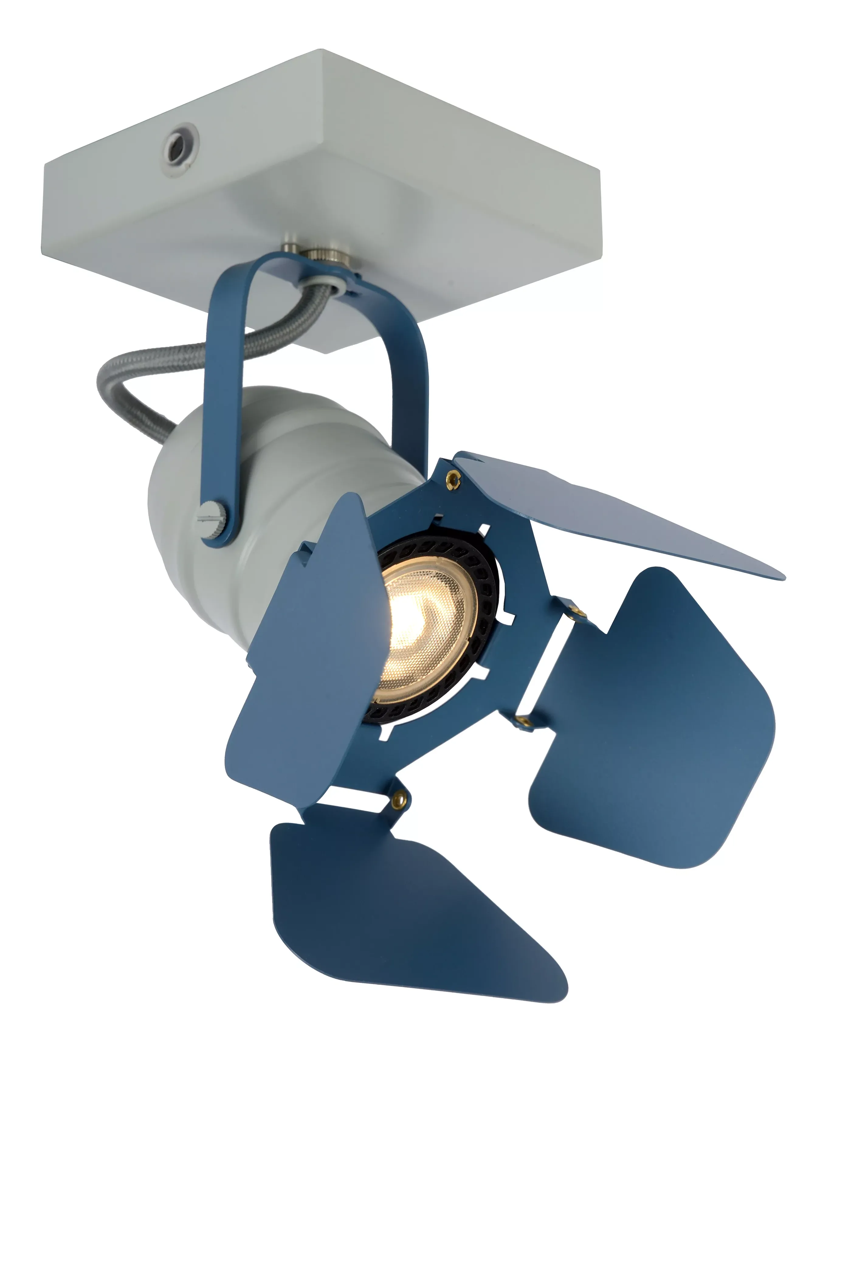 Discount PICTO - Plafondspot Kinderkamer - 1xGU10 - Blauw Plafondlampen