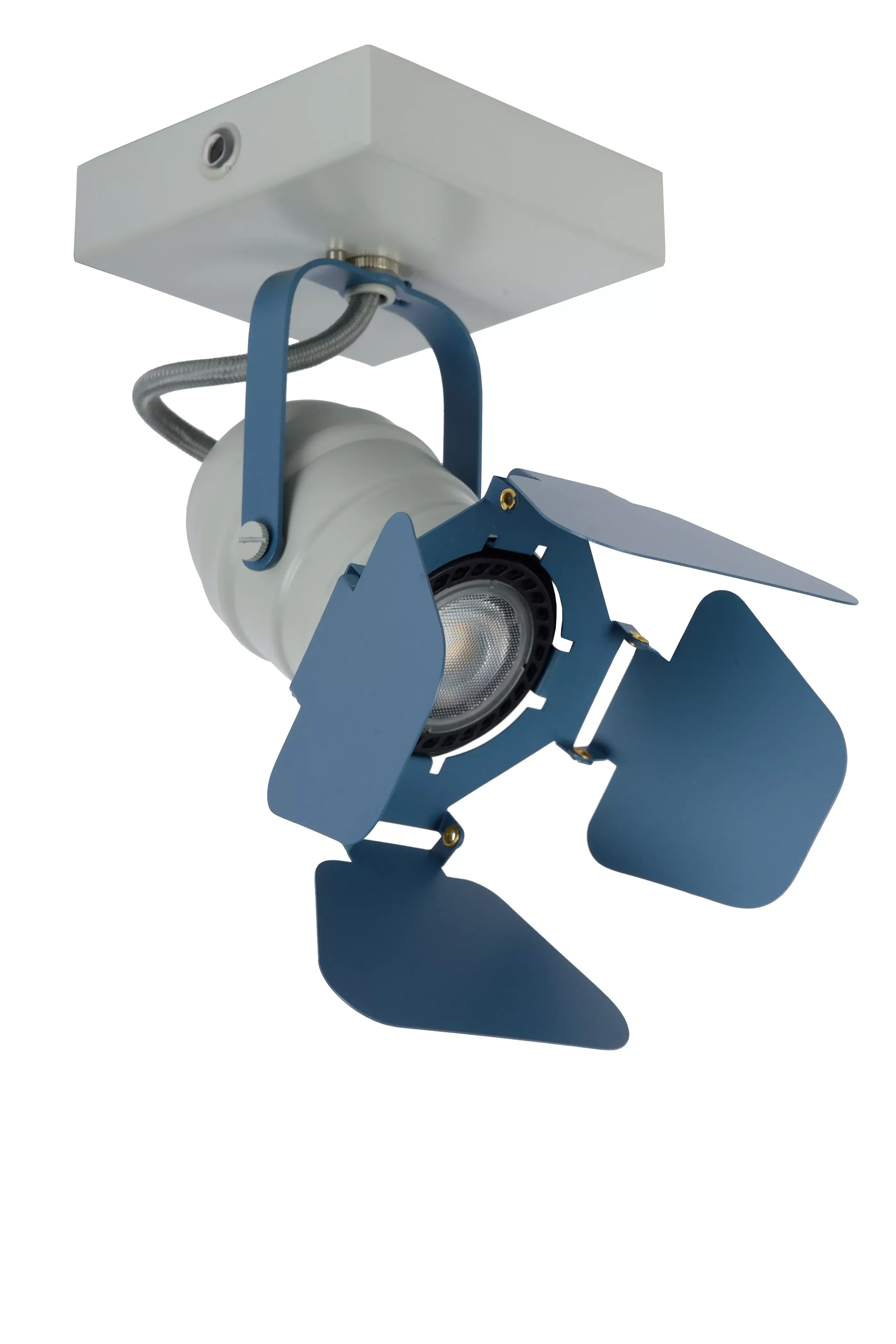 Discount PICTO - Plafondspot Kinderkamer - 1xGU10 - Blauw Plafondlampen