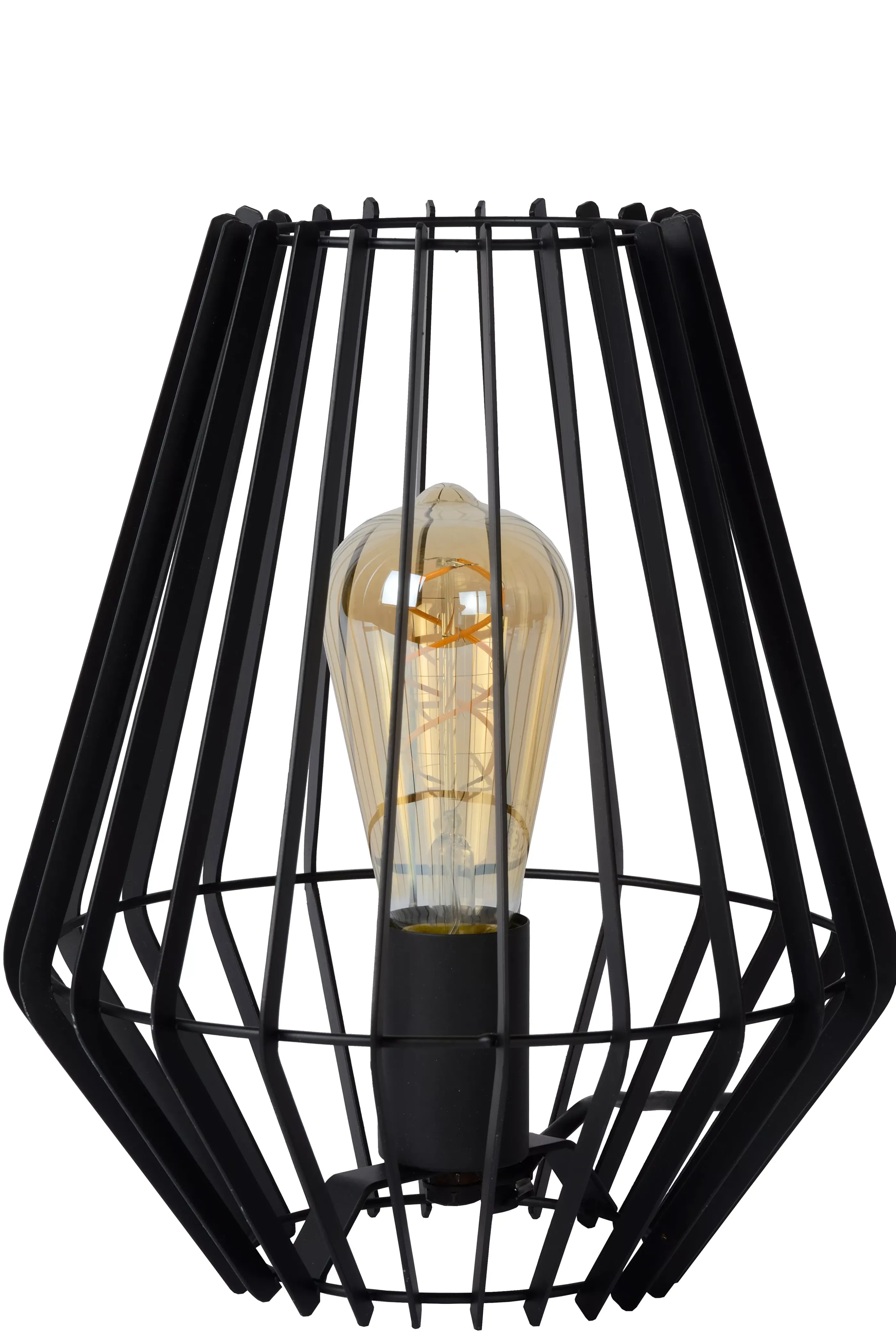 Clearance REDA - Tafellamp - 1xE27 - Zwart Tafellampen