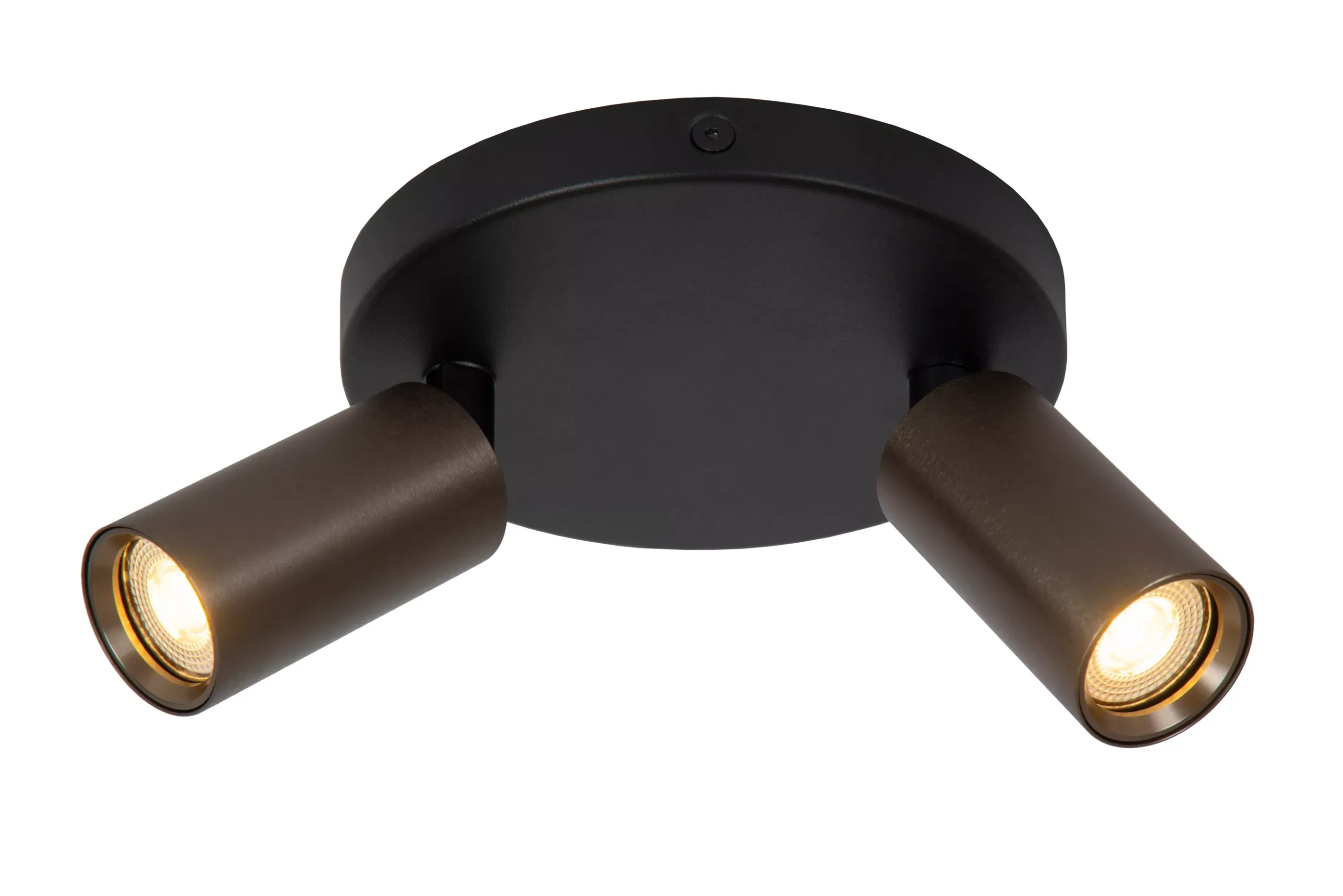 Online RITMO - Plafondspot - Ø 15 cm - 2xGU10 (MR11) - Koffie Plafondlampen