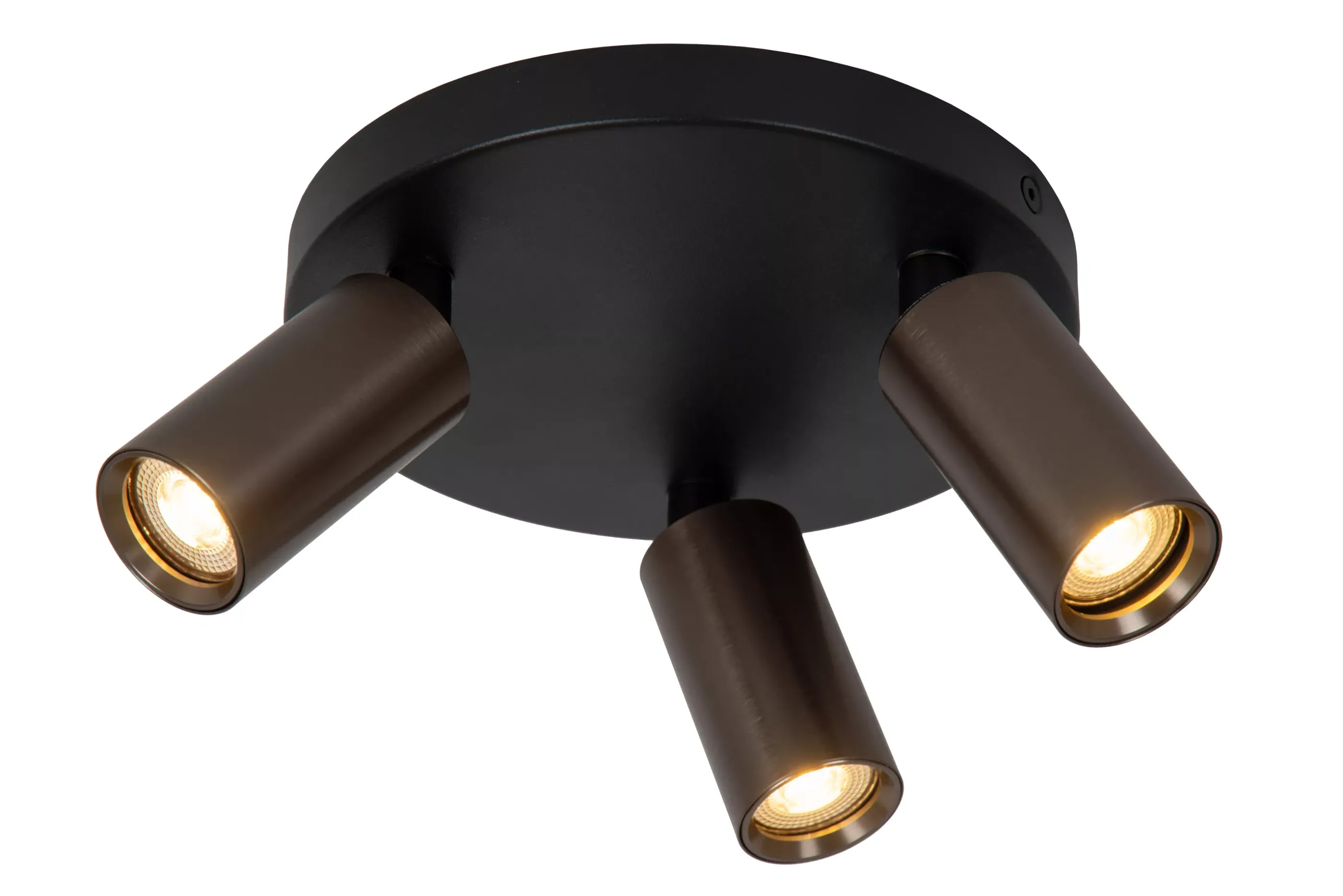 Hot RITMO - Plafondspot - Ø 18 cm - 3xGU10 (MR11) - Koffie Plafondlampen