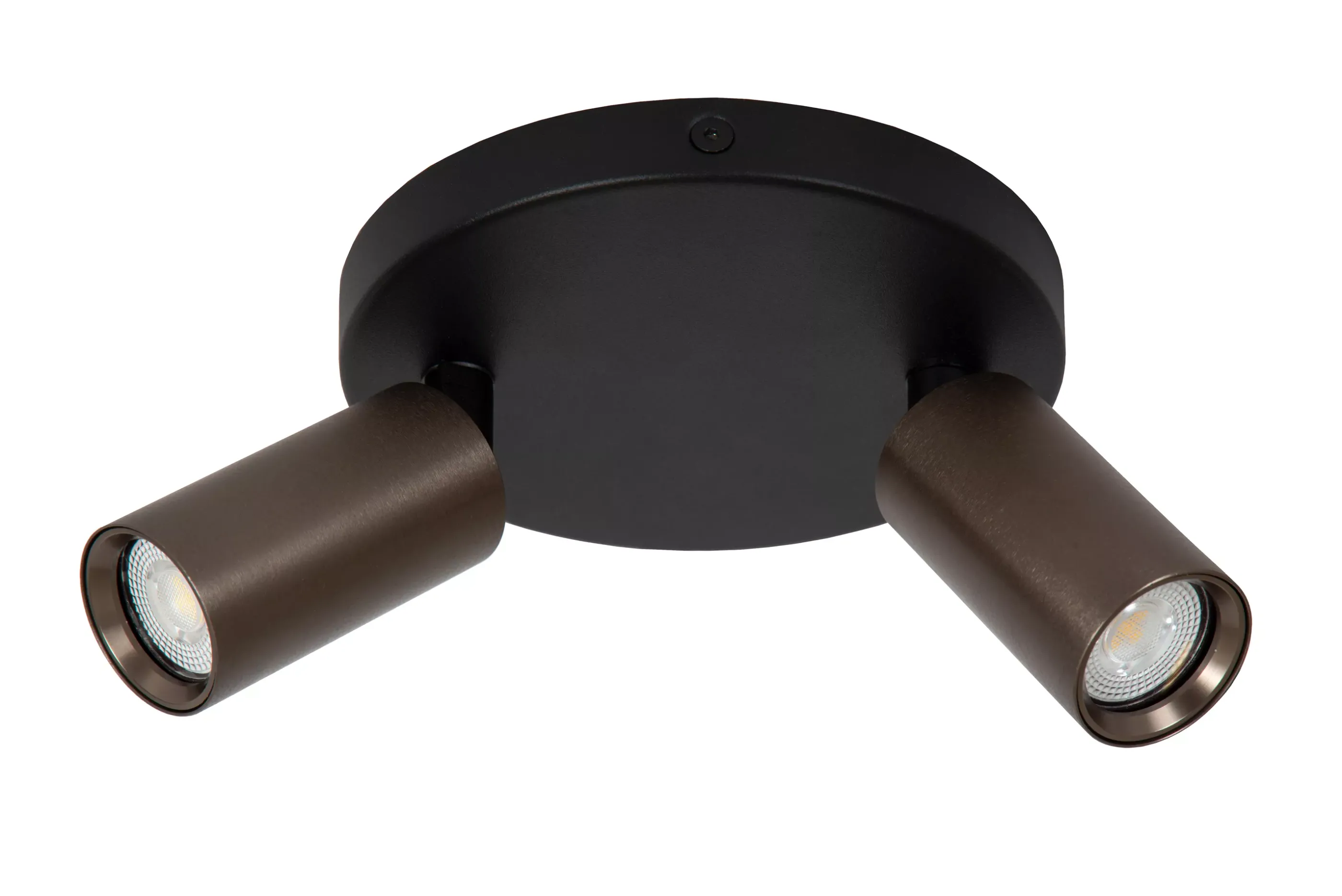 Online RITMO - Plafondspot - Ø 15 cm - 2xGU10 (MR11) - Koffie Plafondlampen