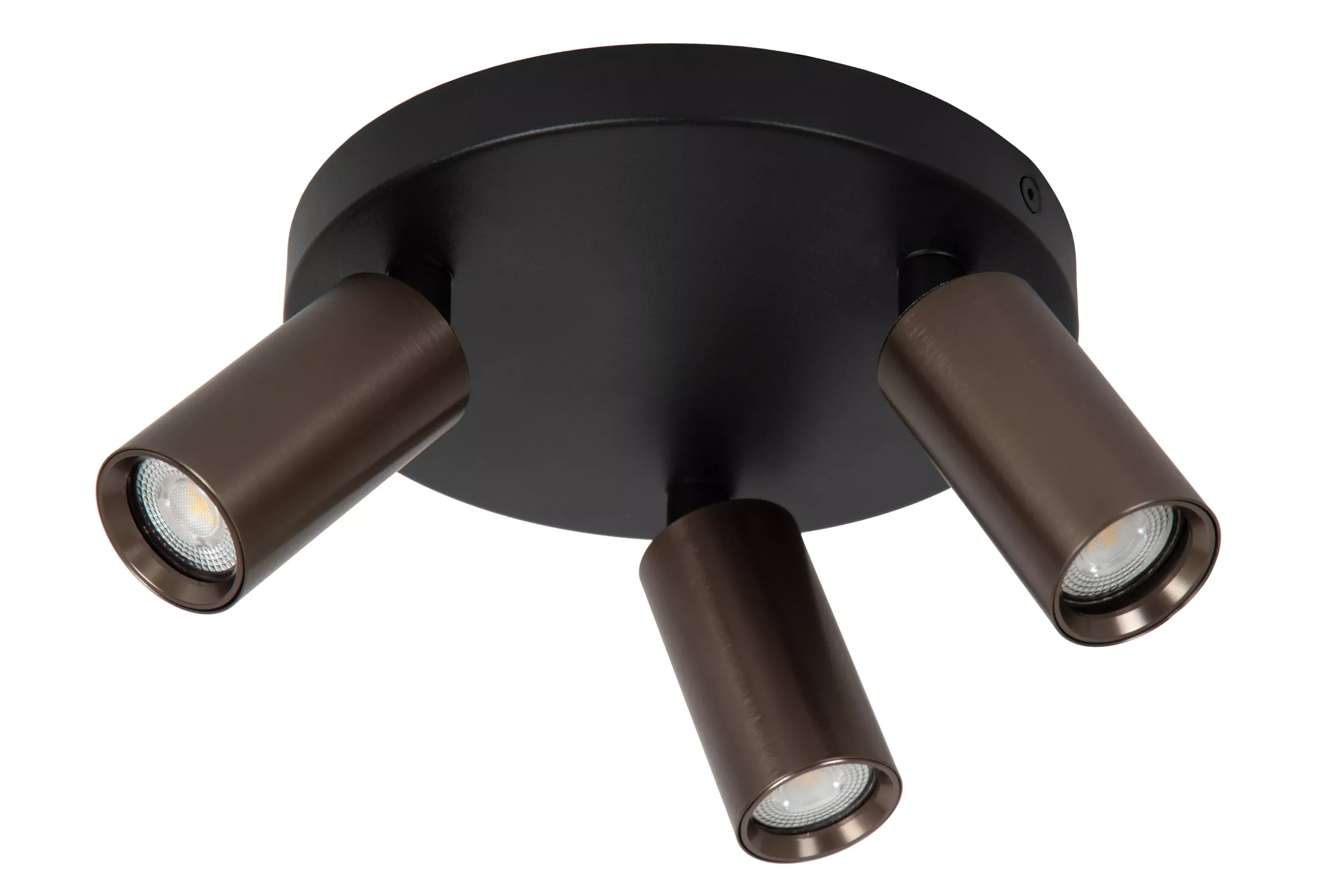 Hot RITMO - Plafondspot - Ø 18 cm - 3xGU10 (MR11) - Koffie Plafondlampen
