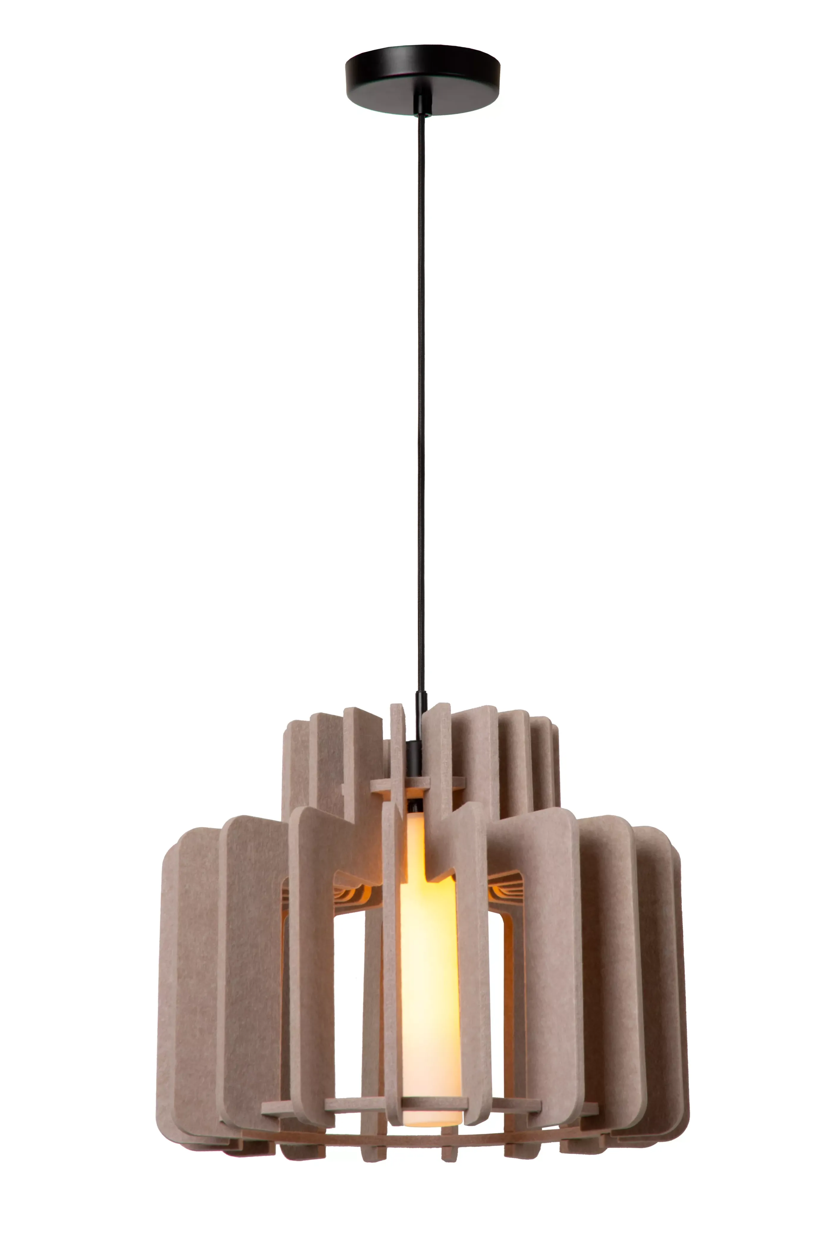 Fashion ROLLO - Hanglamp - 1xE27 - Taupe Hanglampen