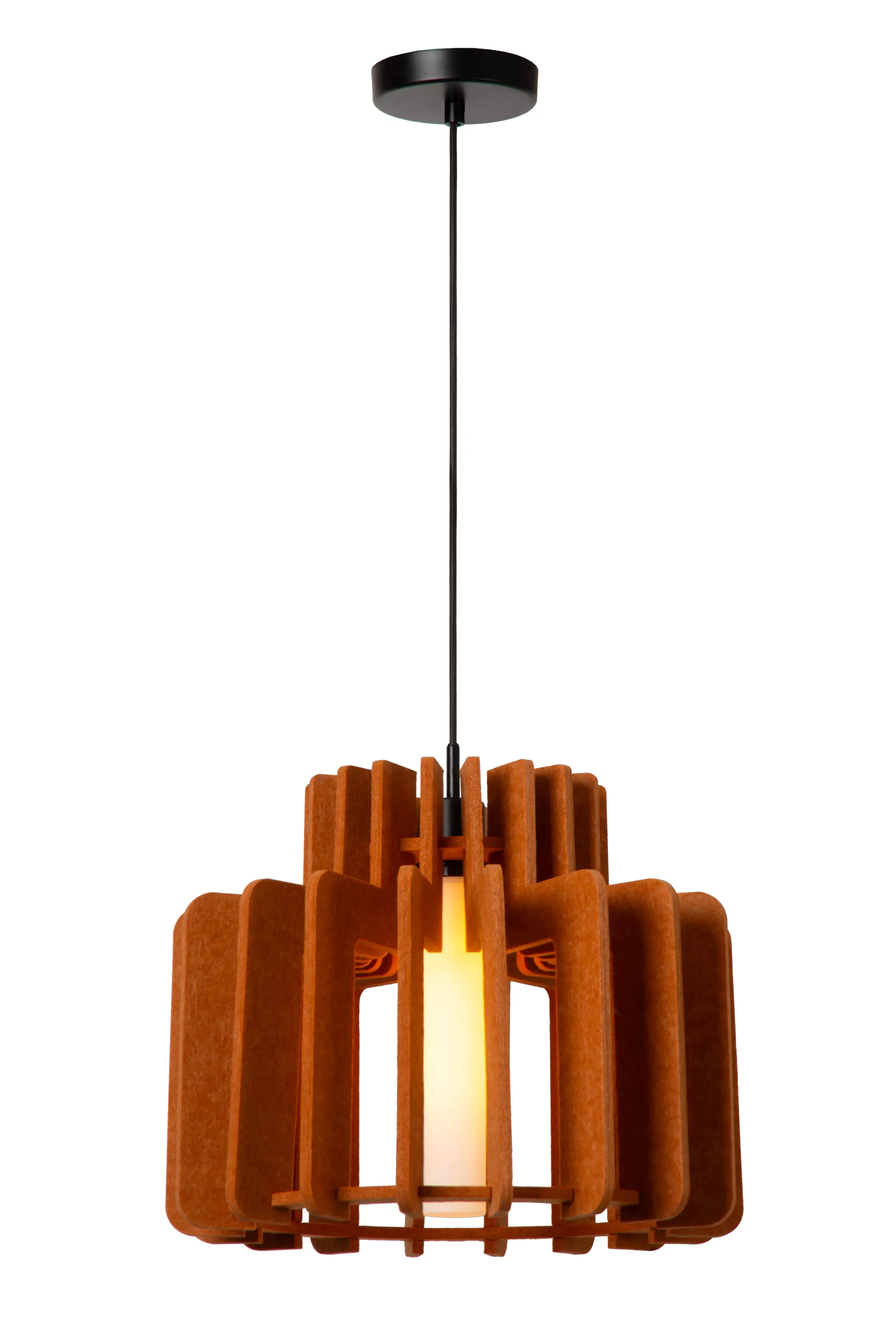 Clearance ROLLO - Hanglamp - 1xE27 - Terracotta Hanglampen