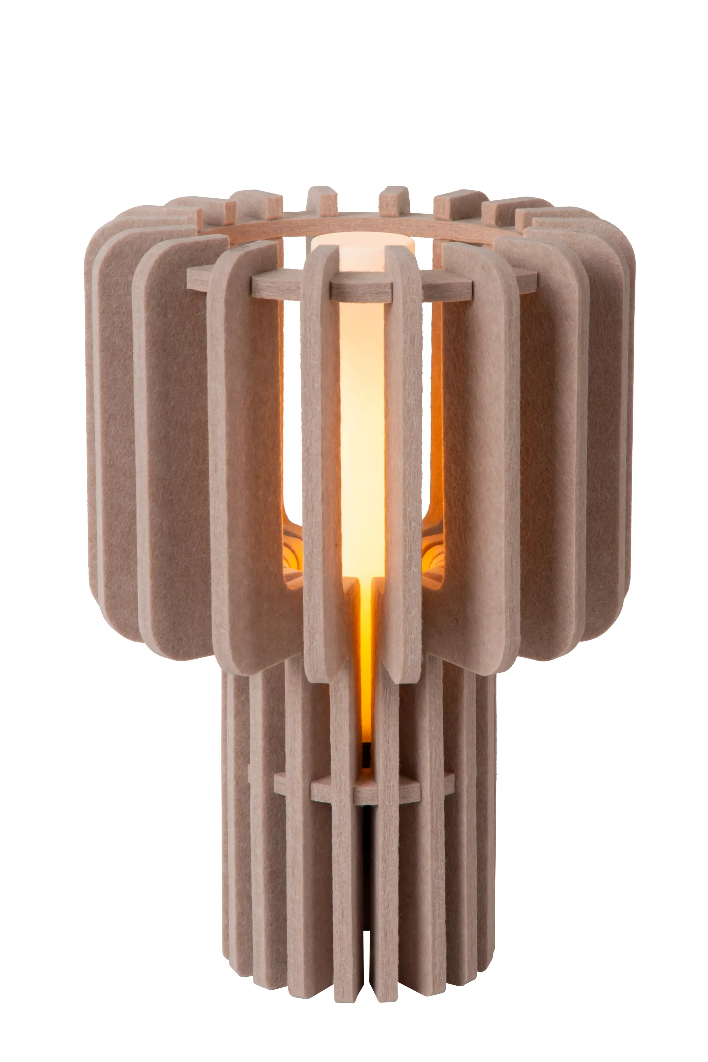 Hot ROLLO - Tafellamp - 1xE27 - Taupe Tafellampen