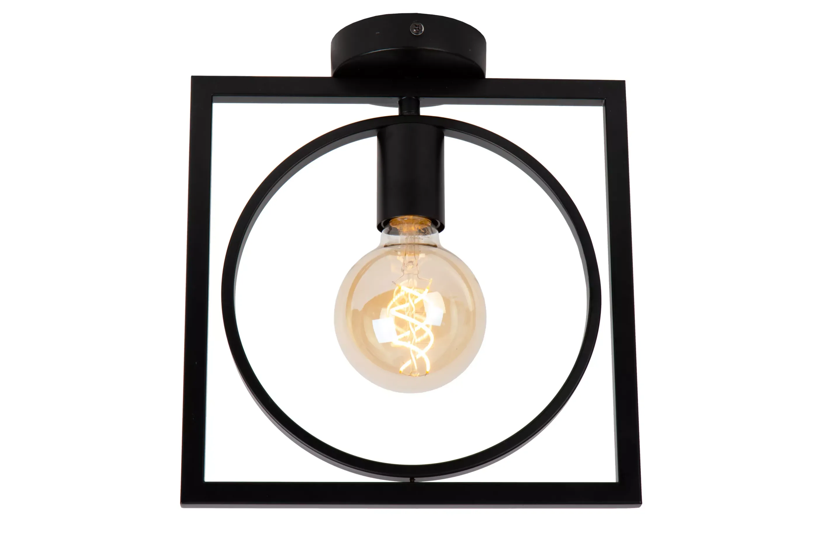 Discount SUUS - Plafonnière - 1xE27 - Zwart Plafondlampen
