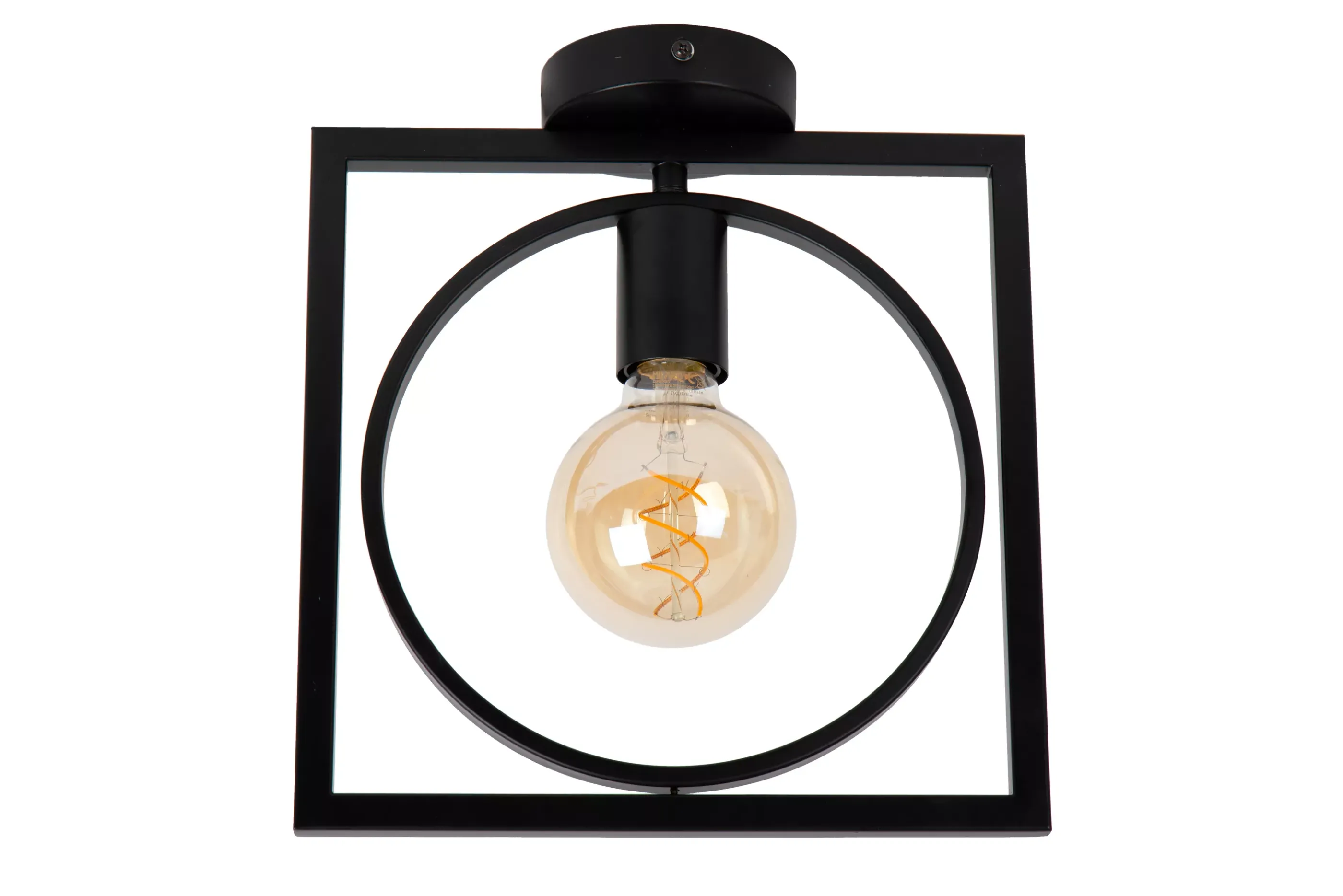 Discount SUUS - Plafonnière - 1xE27 - Zwart Plafondlampen