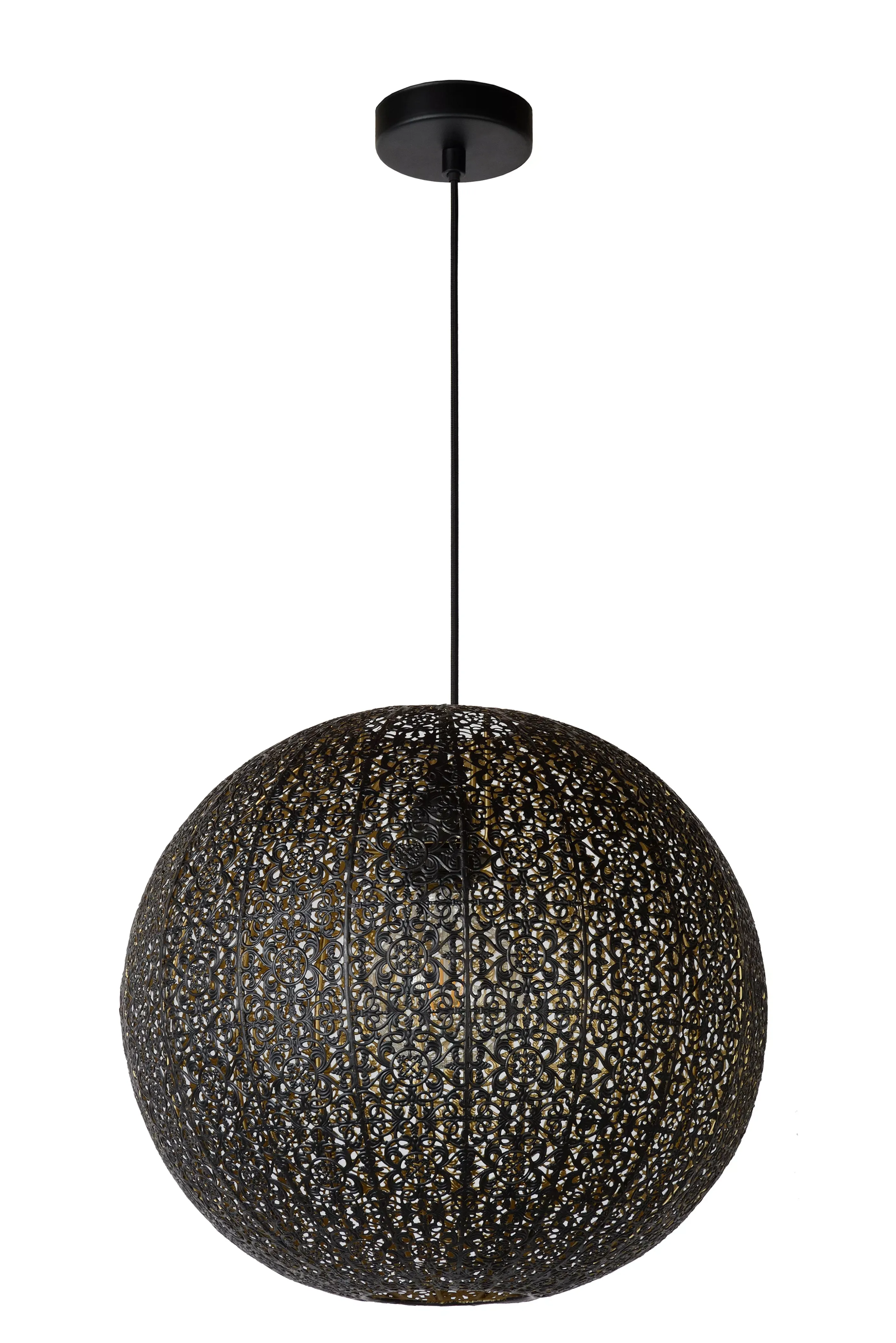 New TAHAR - Hanglamp - 1xE27 - Zwart Hanglampen