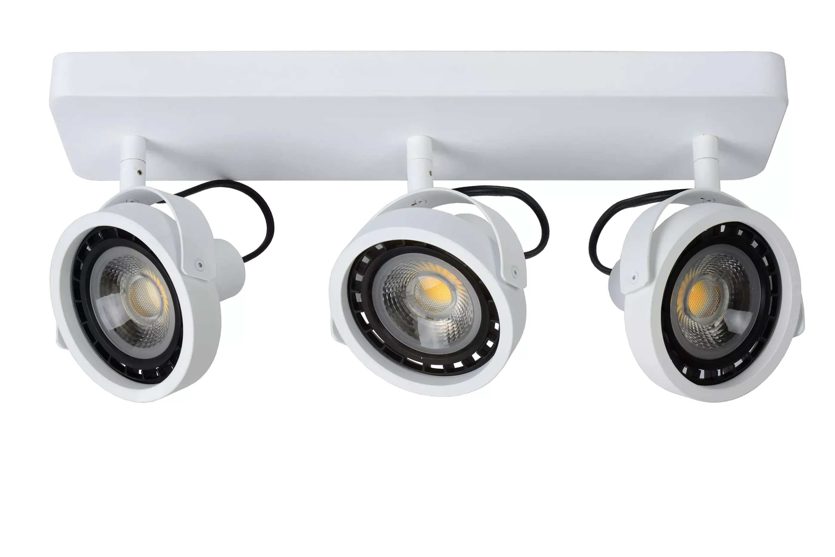 Hot TALA LED - Plafondspot - LED Dim to warm - GU10 (ES111) - 3x12W 2200K/3000K - Wit Plafondlampen