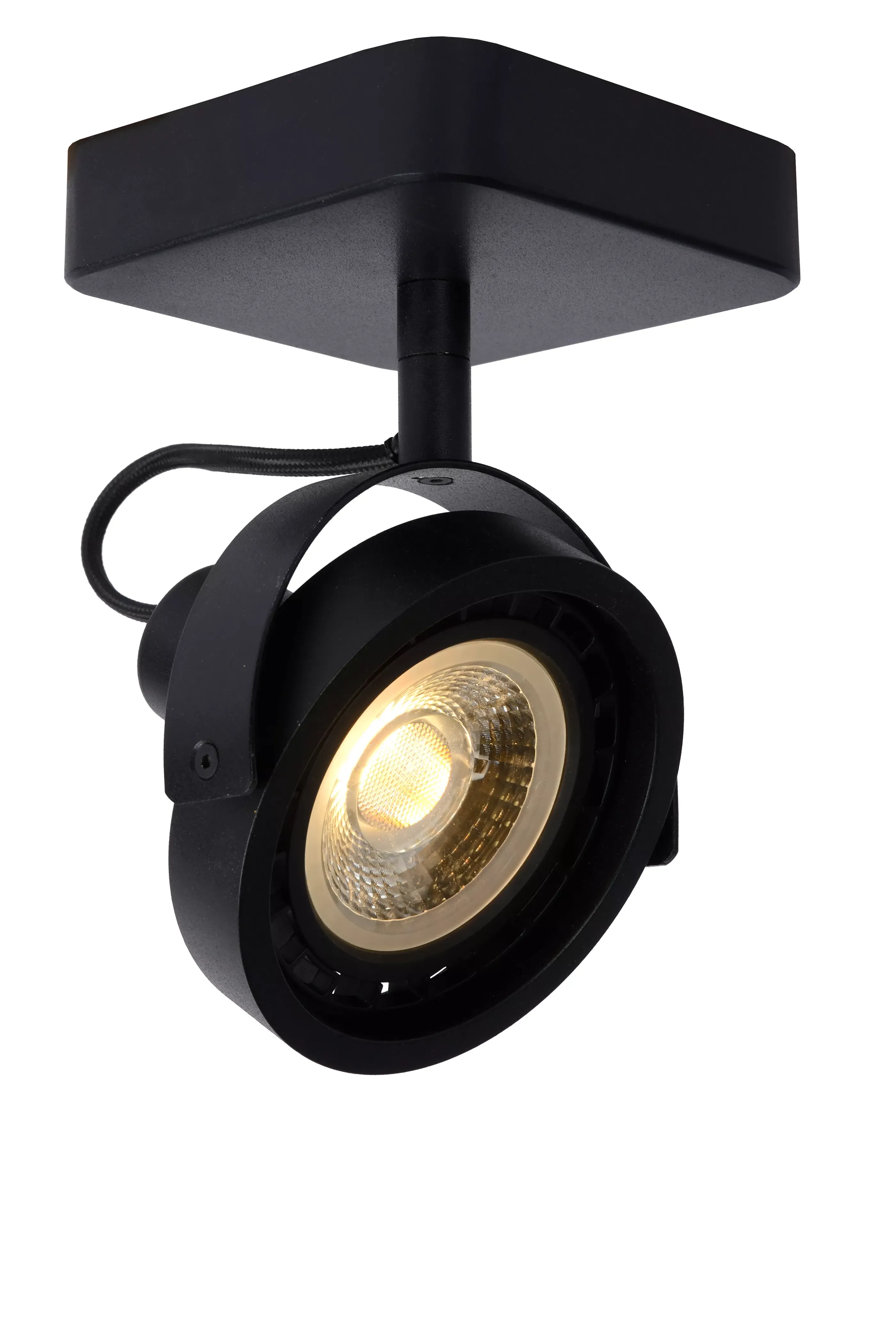 Flash Sale TALA LED - Plafondspot - LED Dim to warm - GU10 (ES111) - 1x12W 2200K/3000K - Zwart Plafondlampen