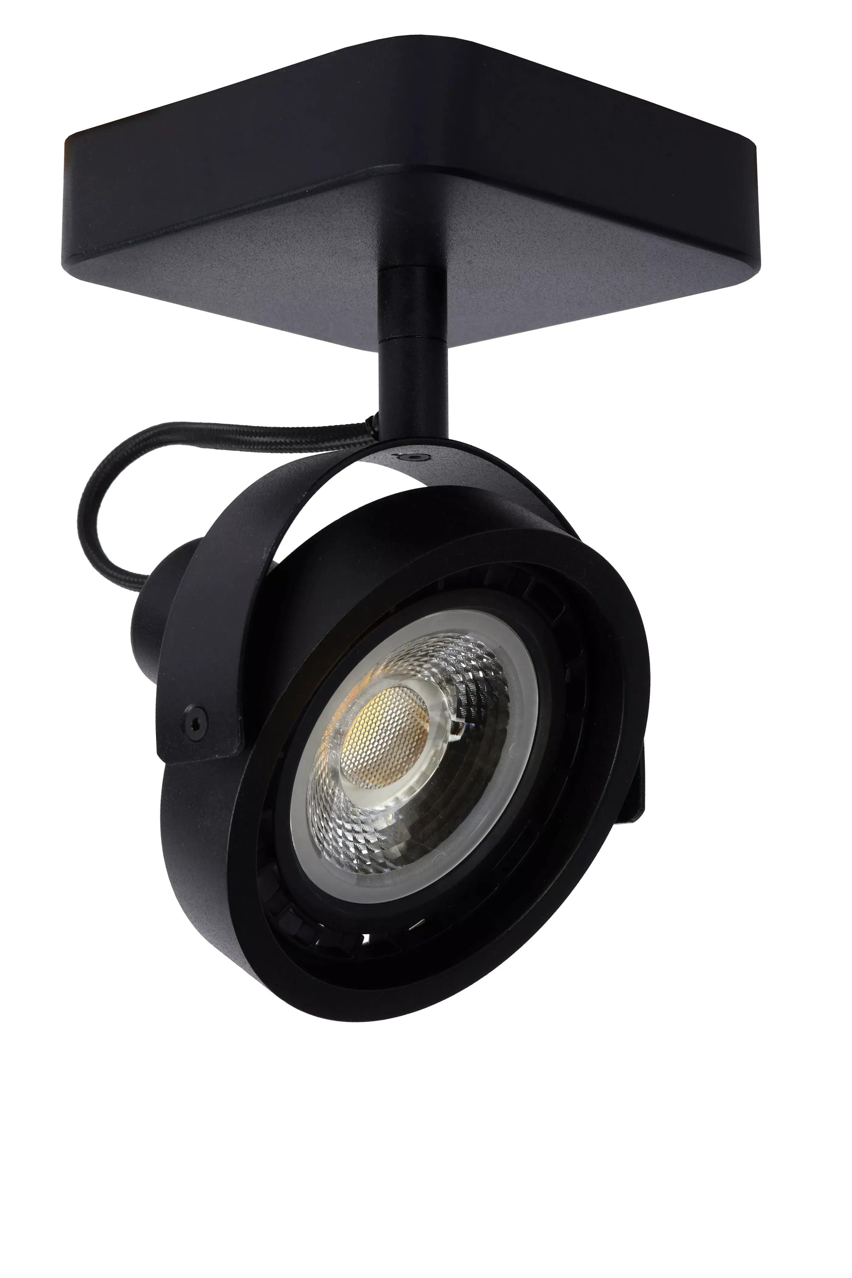 Flash Sale TALA LED - Plafondspot - LED Dim to warm - GU10 (ES111) - 1x12W 2200K/3000K - Zwart Plafondlampen