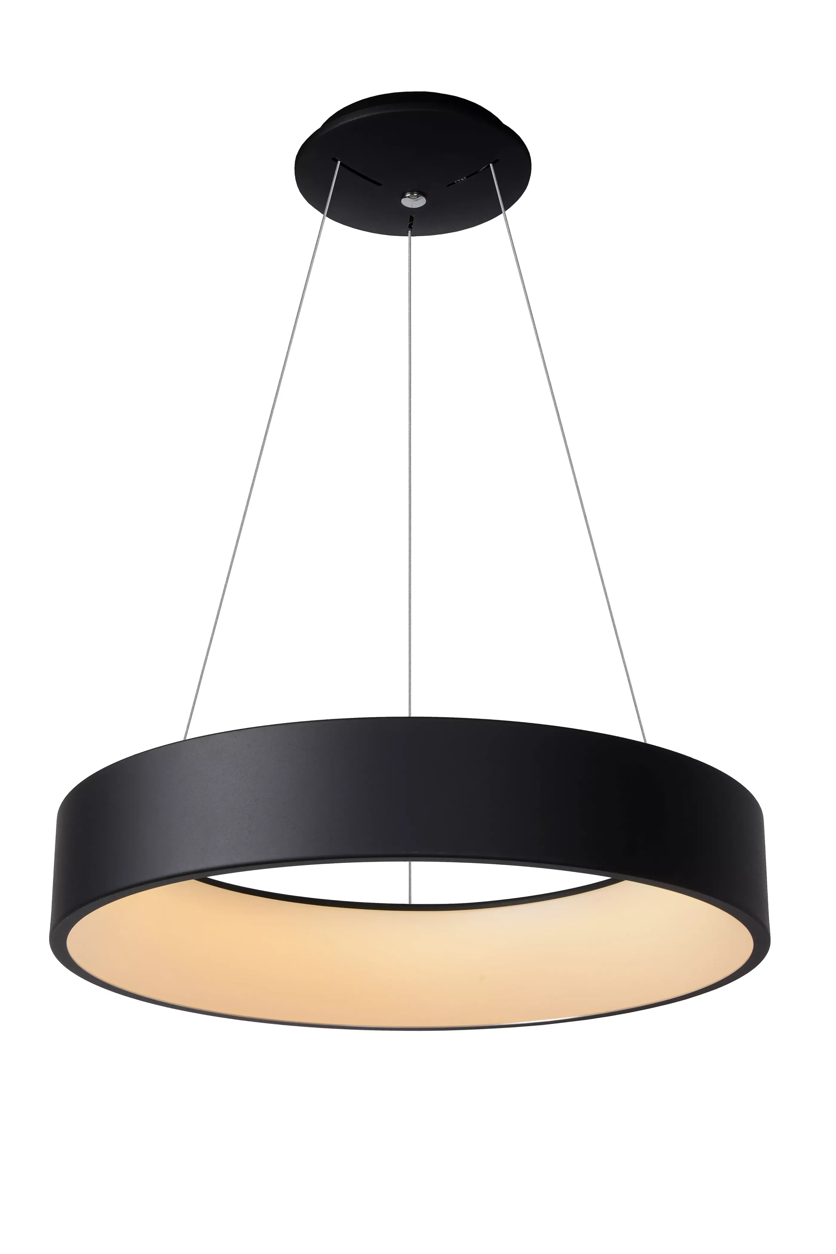 Fashion TALOWE LED - Hanglamp - Ø 60 cm - LED Dimb. - 1x39W 3000K - Zwart Hanglampen