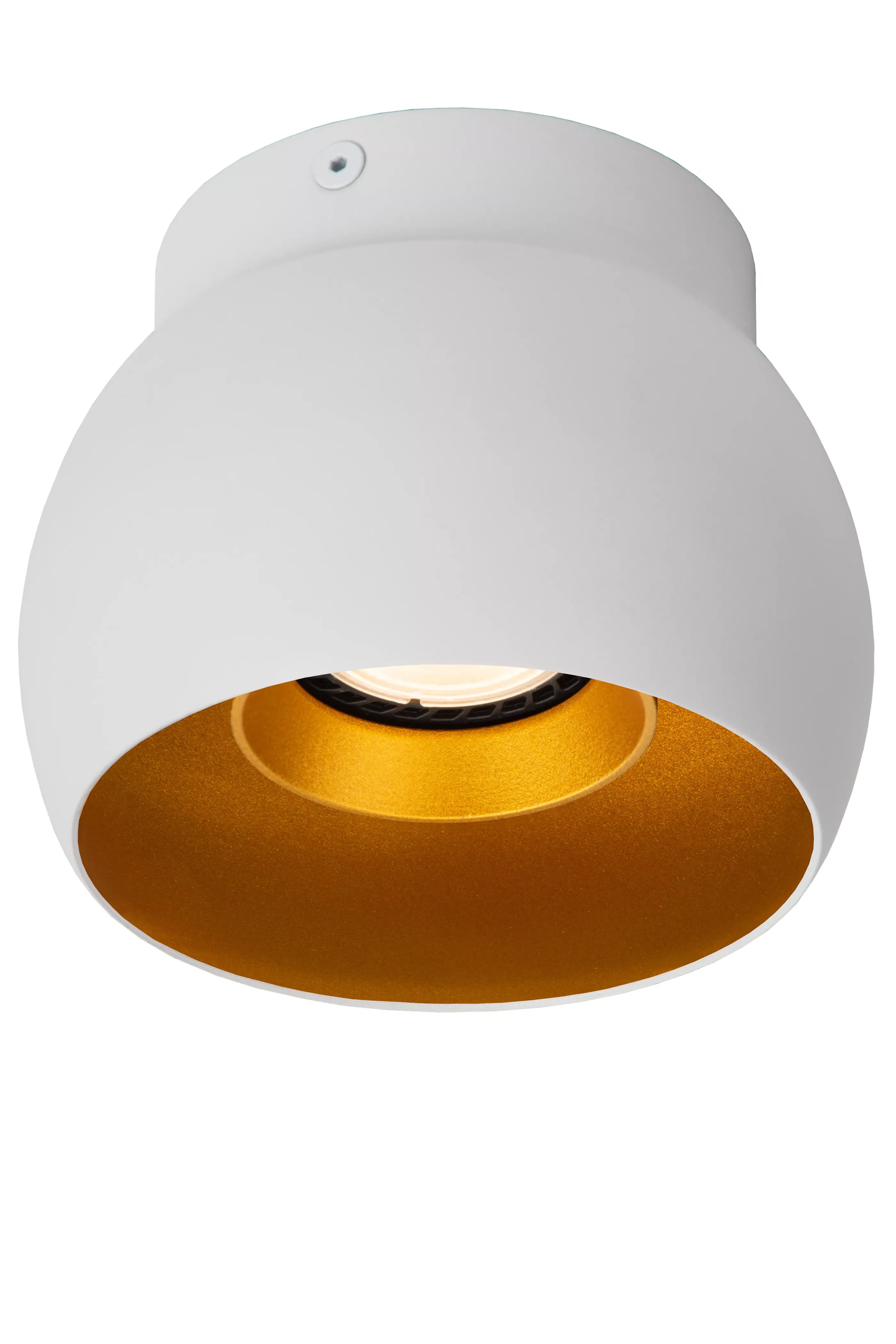 Discount TORBEN - Plafondspot - Ø 12,5 cm - 1xGU10 - Wit Plafondlampen
