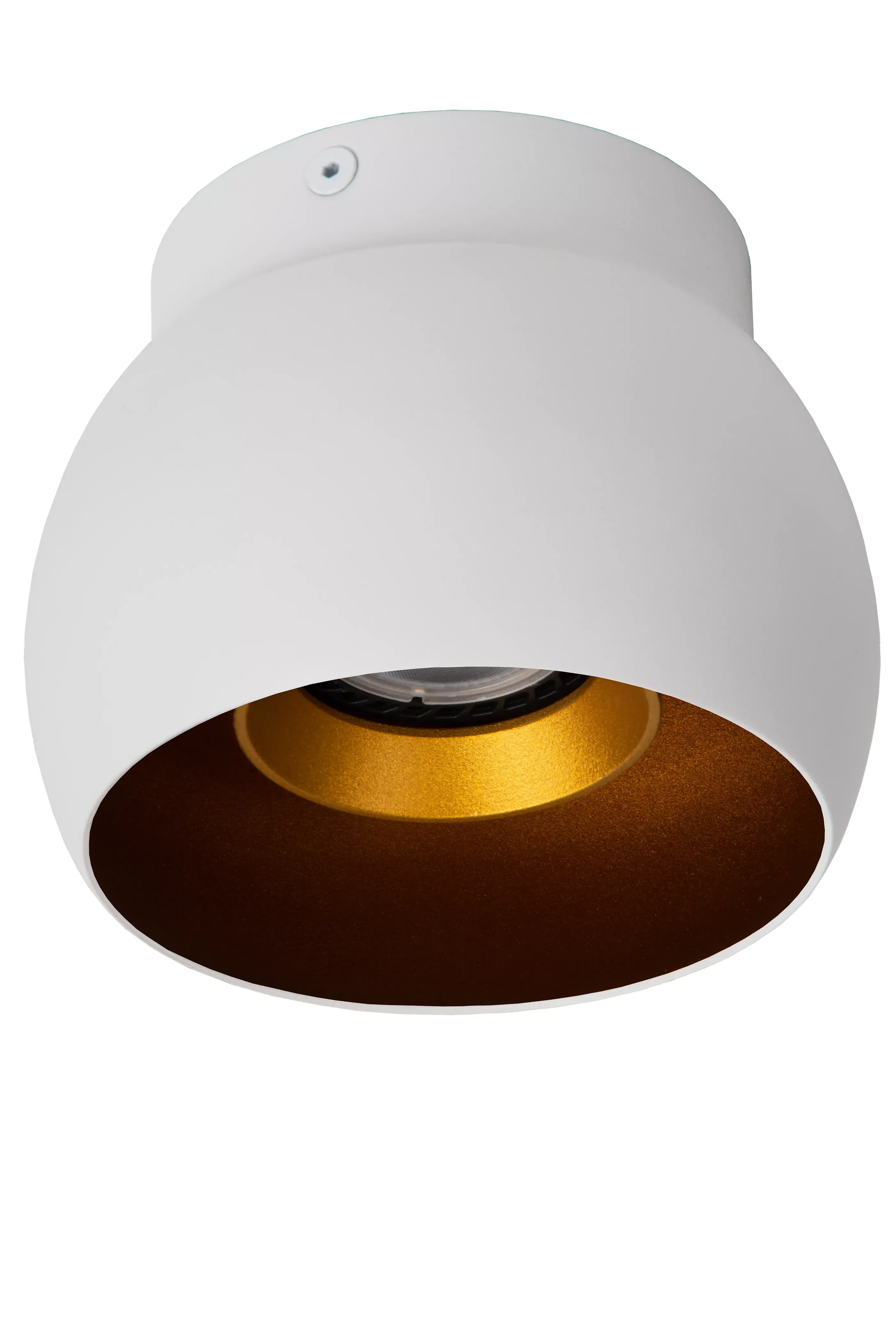 Discount TORBEN - Plafondspot - Ø 12,5 cm - 1xGU10 - Wit Plafondlampen