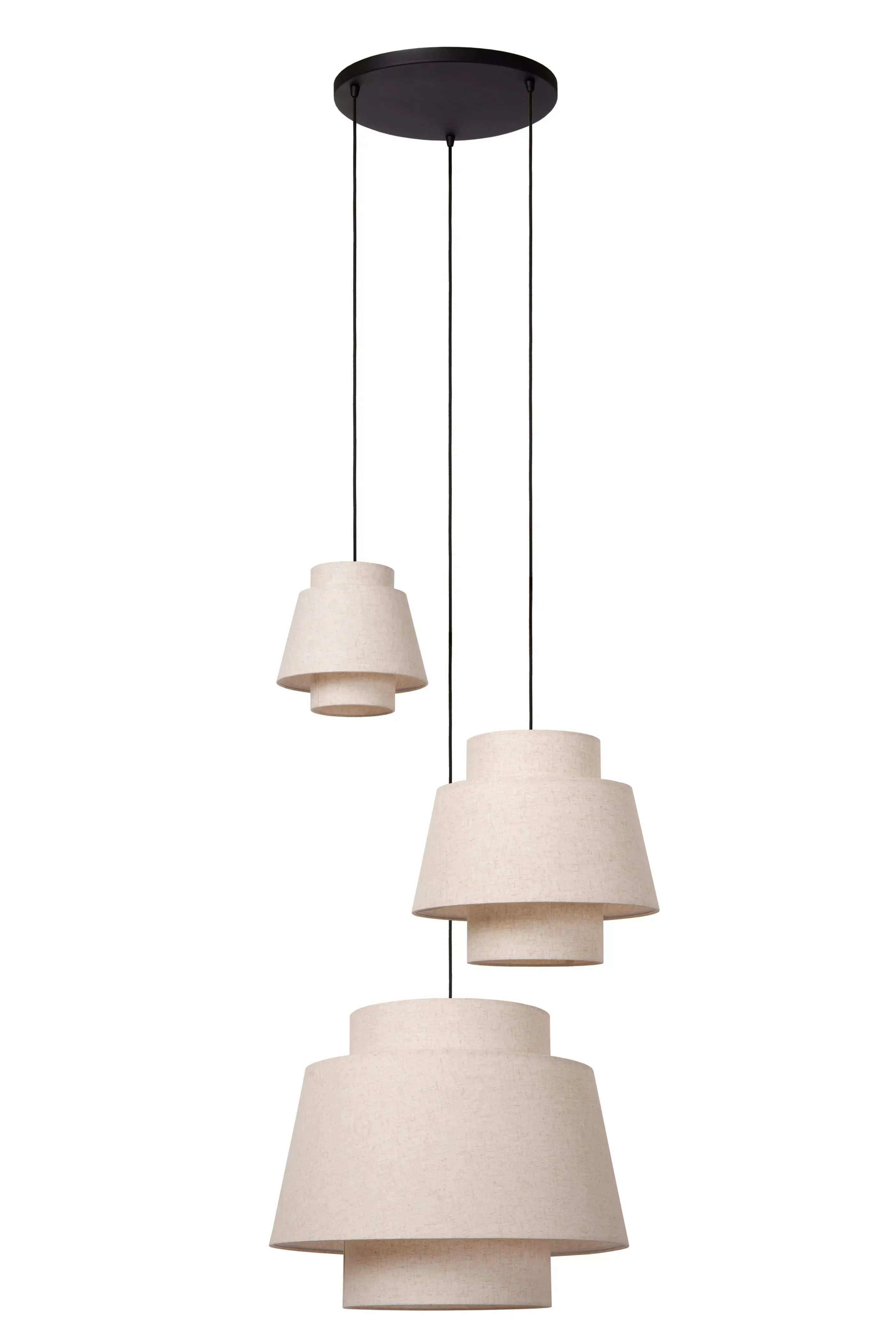Hot TRIBUTE - Hanglamp - Ø 76 cm - 3xE27 - Beige Hanglampen