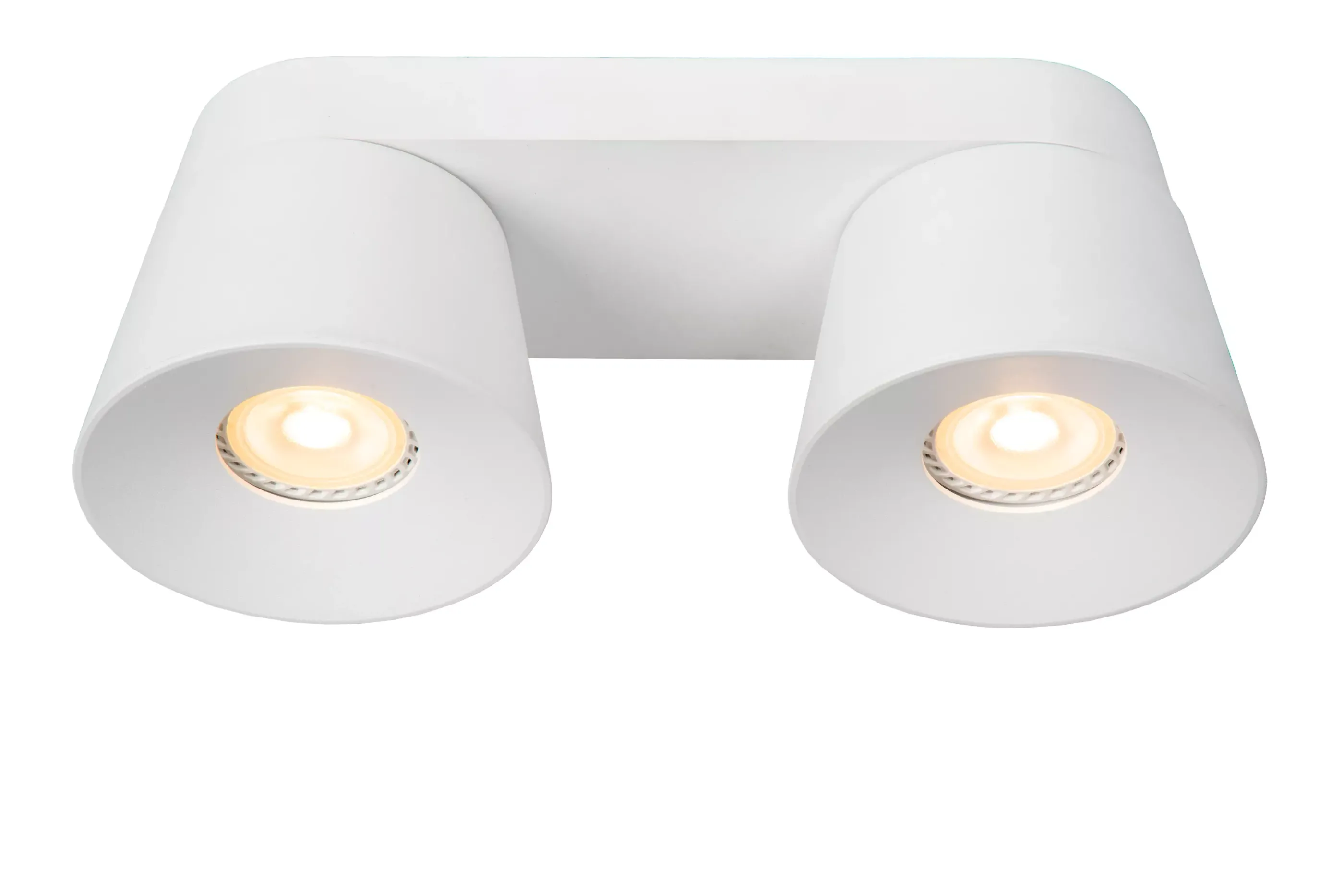 Hot TRIGONO - Plafondspot - 2xGU10 - Wit Plafondlampen