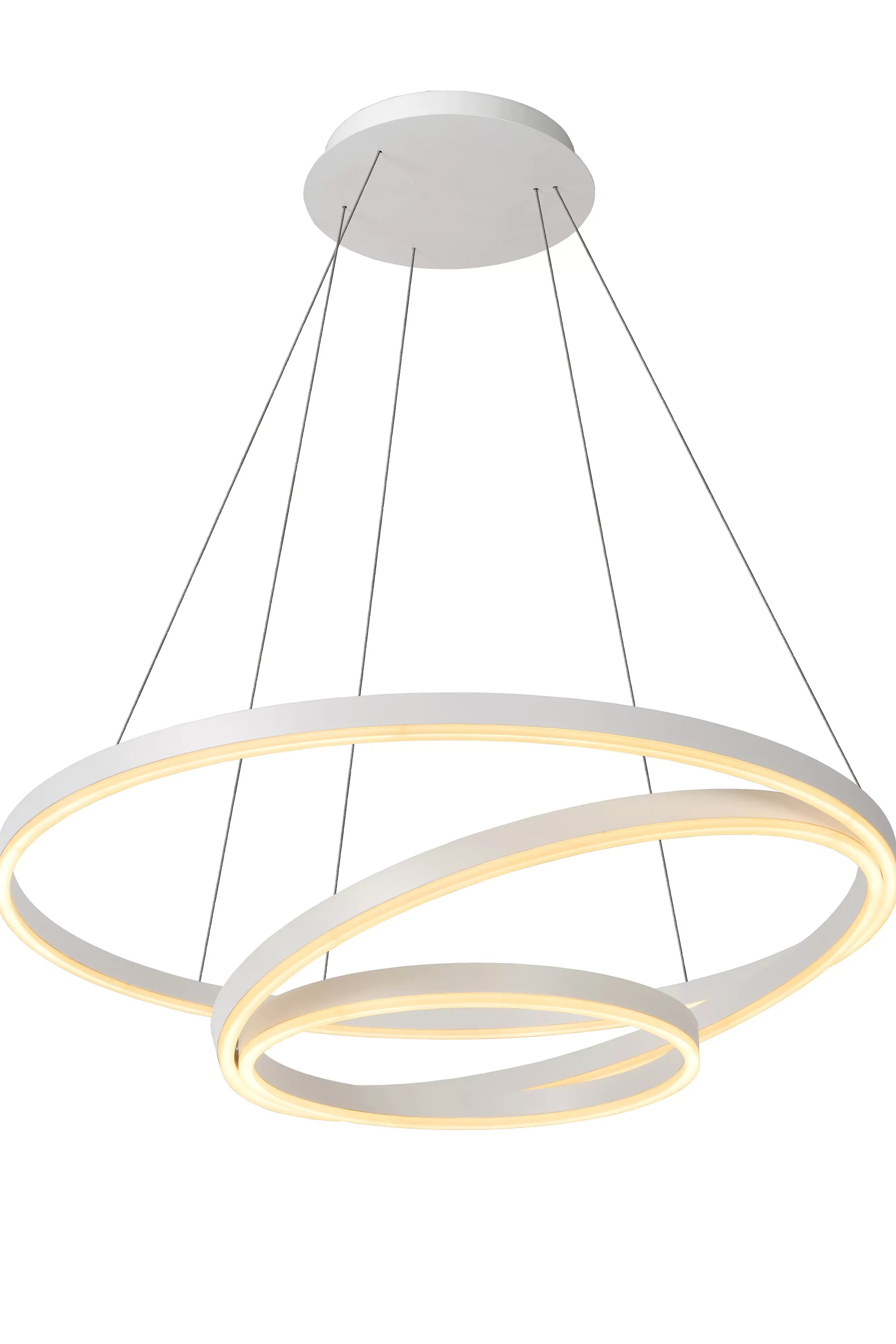 Fashion TRINITI - Hanglamp - Ø 80 cm - LED Dimb. - 3000K - Wit Hanglampen