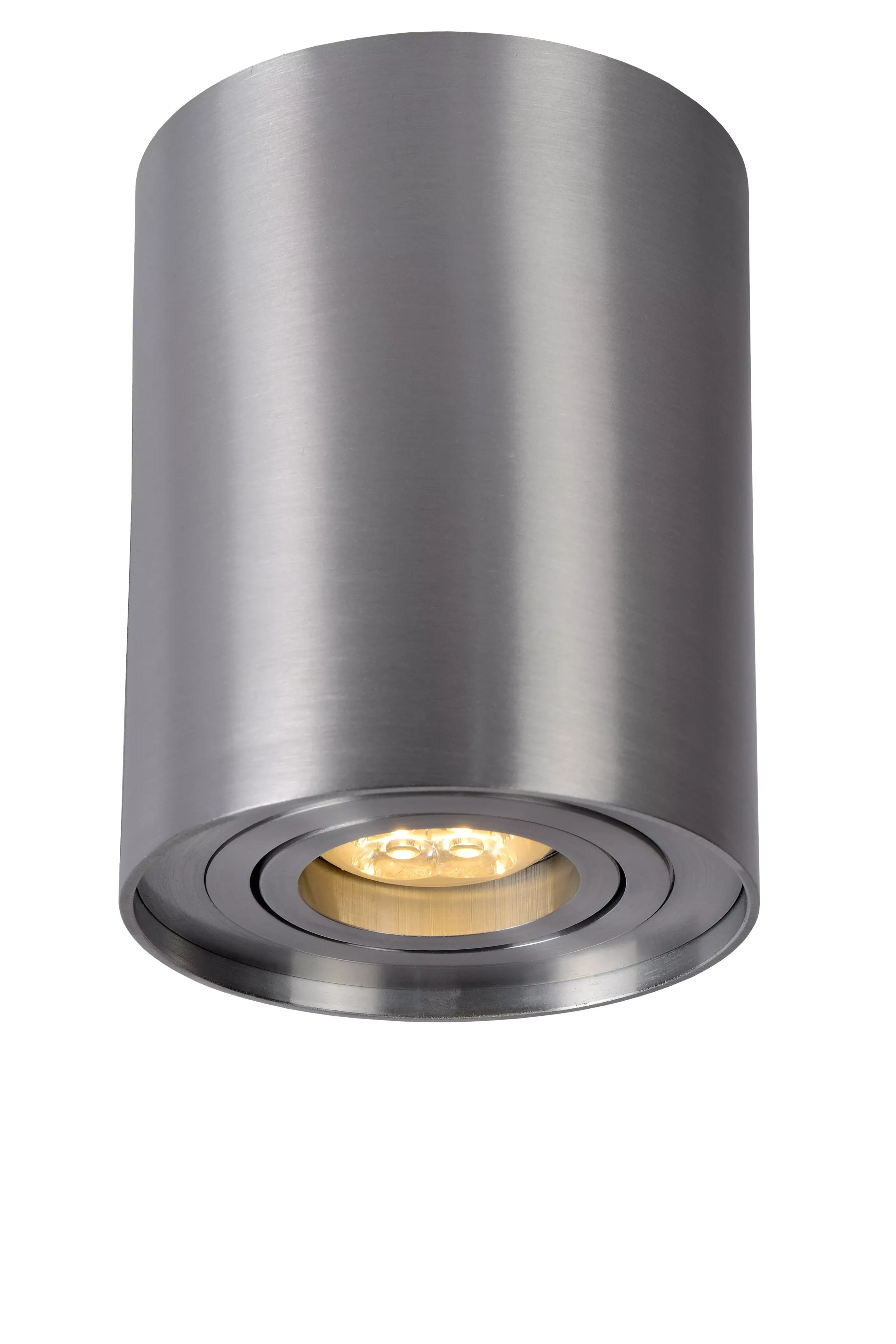 Fashion TUBE - Plafondspot - Ø 9,6 cm - 1xGU10 - Mat chroom Plafondlampen