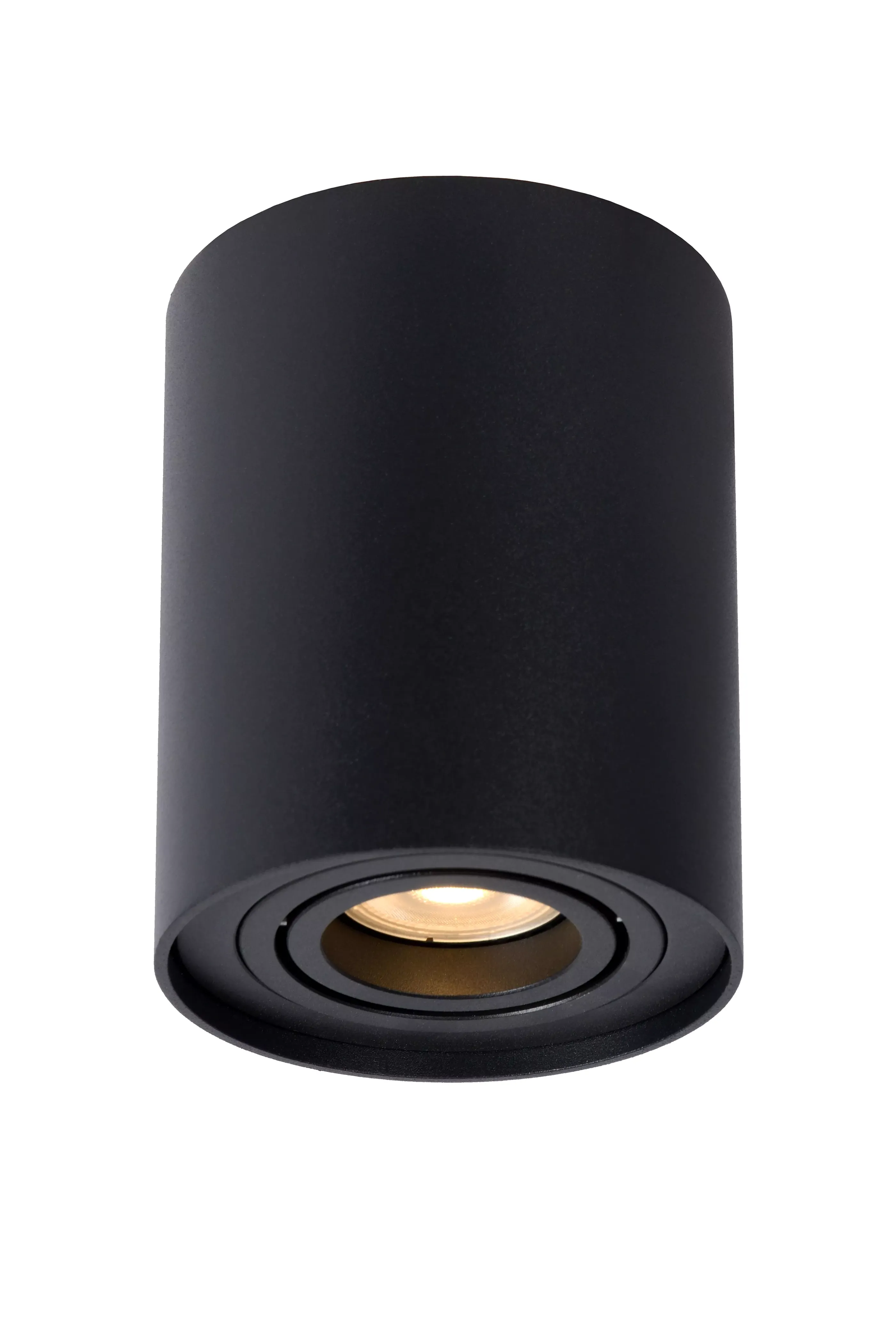 Clearance TUBE - Plafondspot - Ø 9,6 cm - 1xGU10 - Zwart Plafondlampen